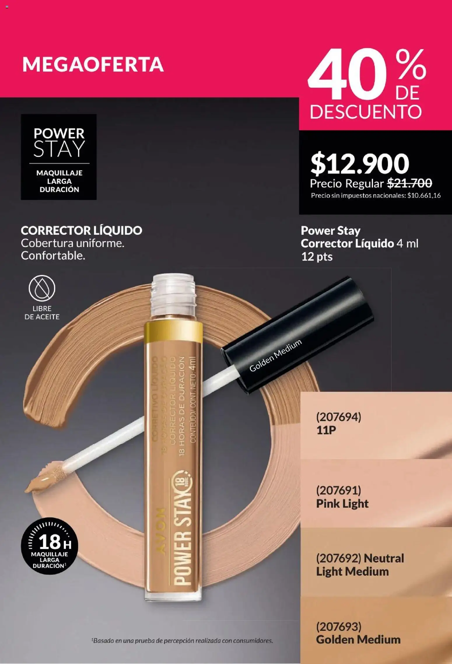 Catálogo AVON Campaña 4/2026 │ válido desde el 01.04.2026 | Página: 34 | Productos: Aceite, Maquillaje