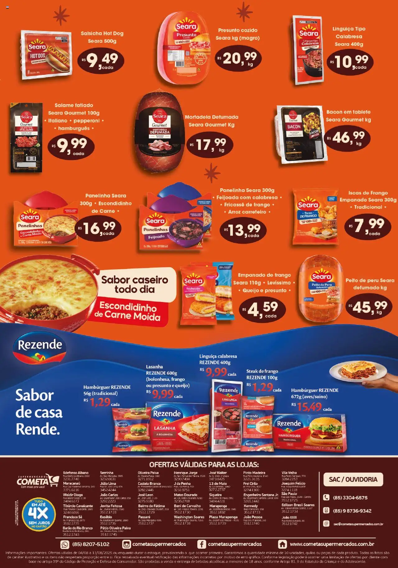 Cometa Supermercados Folheto - válido de 04.08.2025 | Página: 2