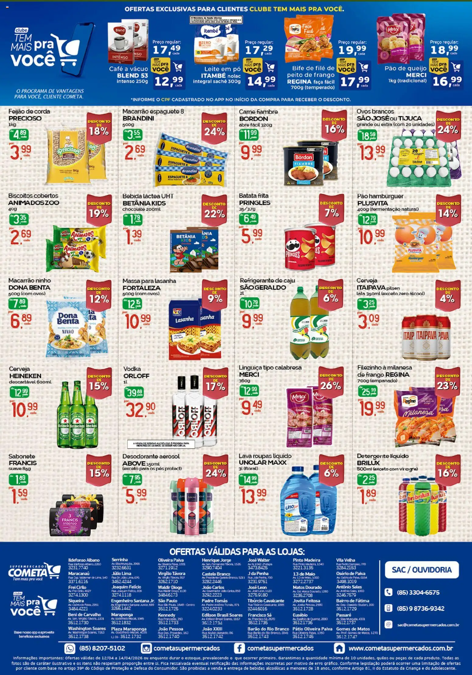 Cometa Supermercados Folheto - válido de 12.04.2026 | Página: 2
