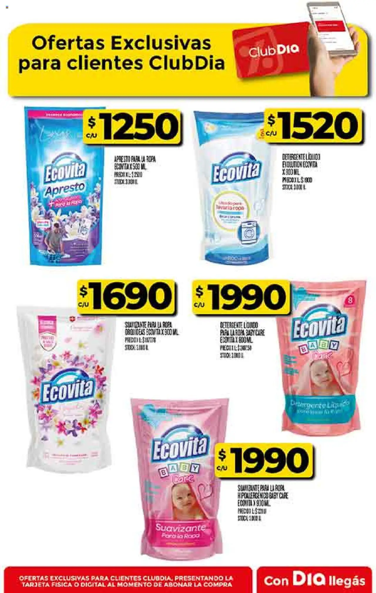 Supermercado DIA Ofertas - Salta y Jujuy │ válido desde el 06.08.2025 | Página: 57 | Productos: Detergente, Ropa, Suavizante