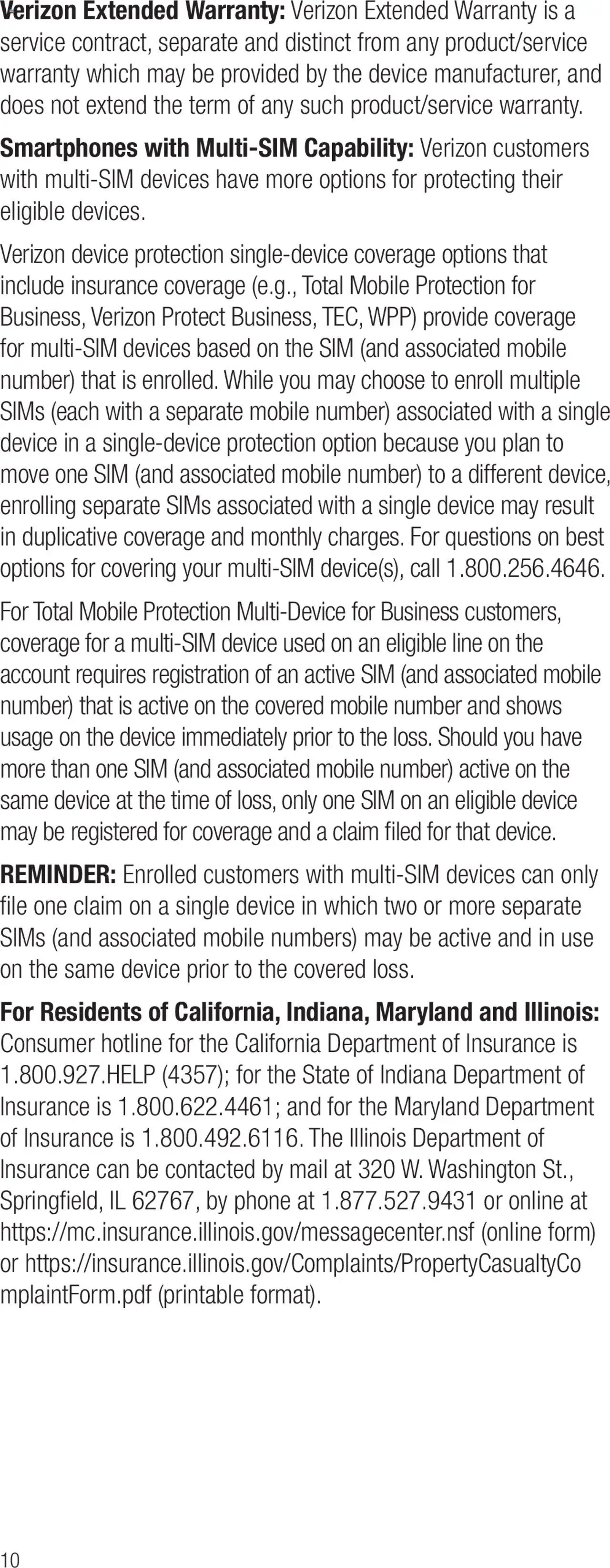 Verizon Total Mobile Protection: For New York customers only - valid from 13.03.2025 | Page: 10 | Products: Phone