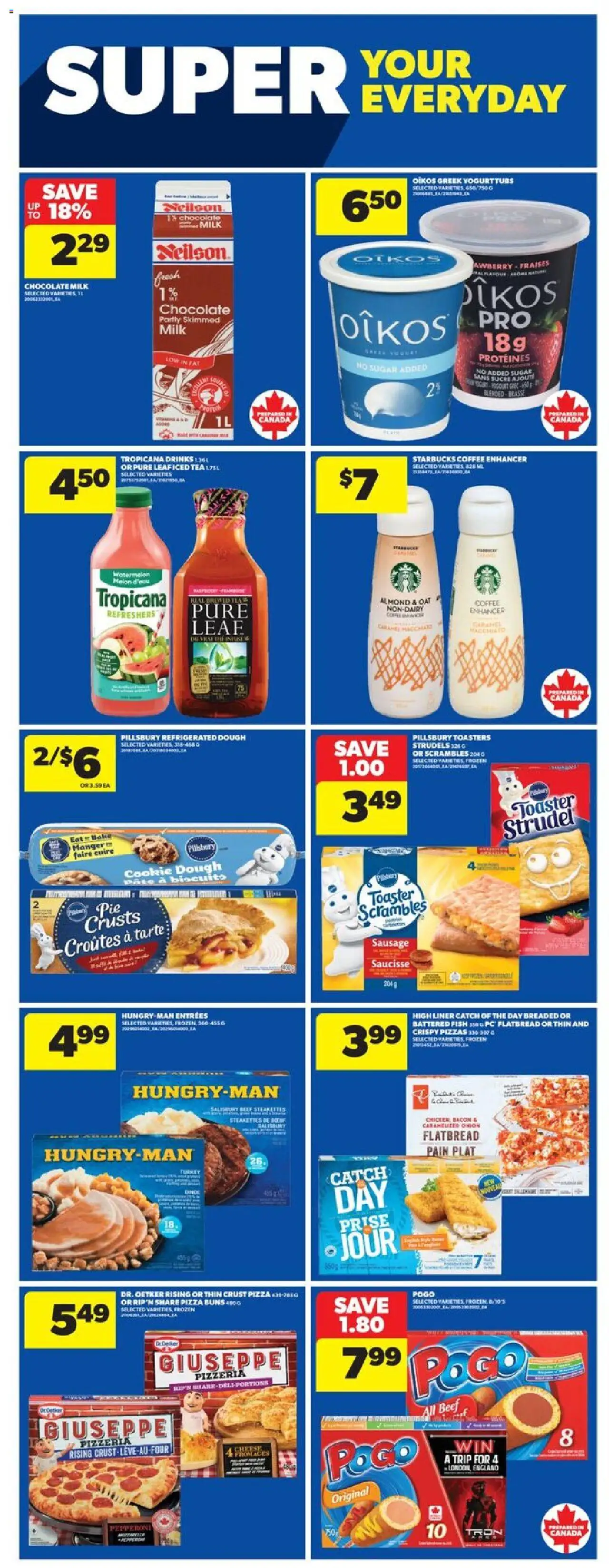 Real Canadian Superstore flyer valid from 11.09.2025 | Page: 21 | Products: Tea, PC, Toaster, Pizza
