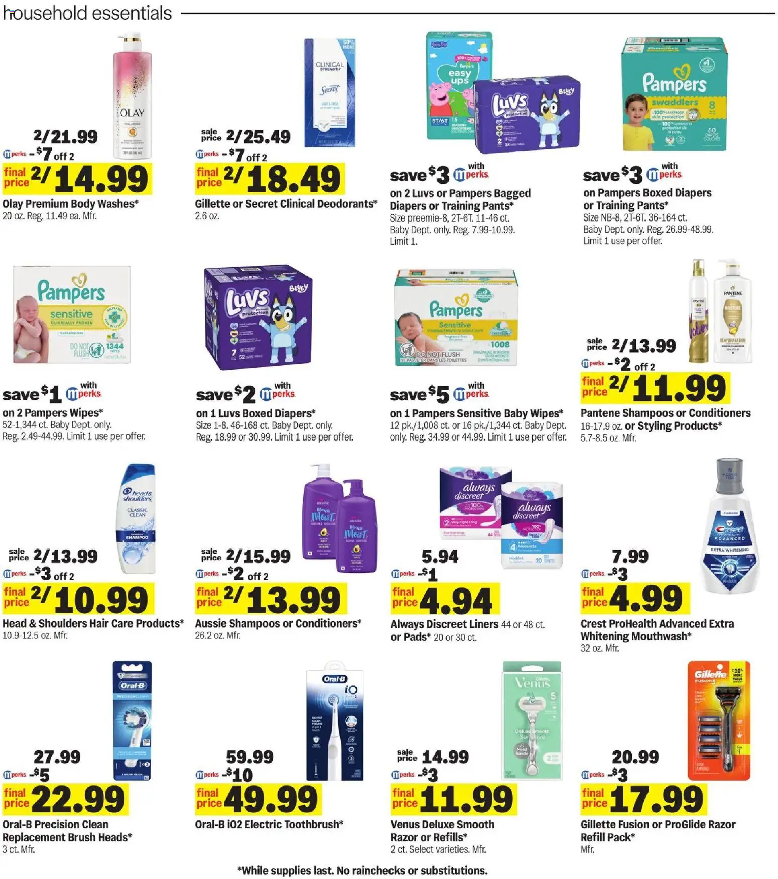 Meijer Weekly Ad - MI - valid from 28.01.2026 | Page: 43 | Products: Fusion, Brush, Shampoo