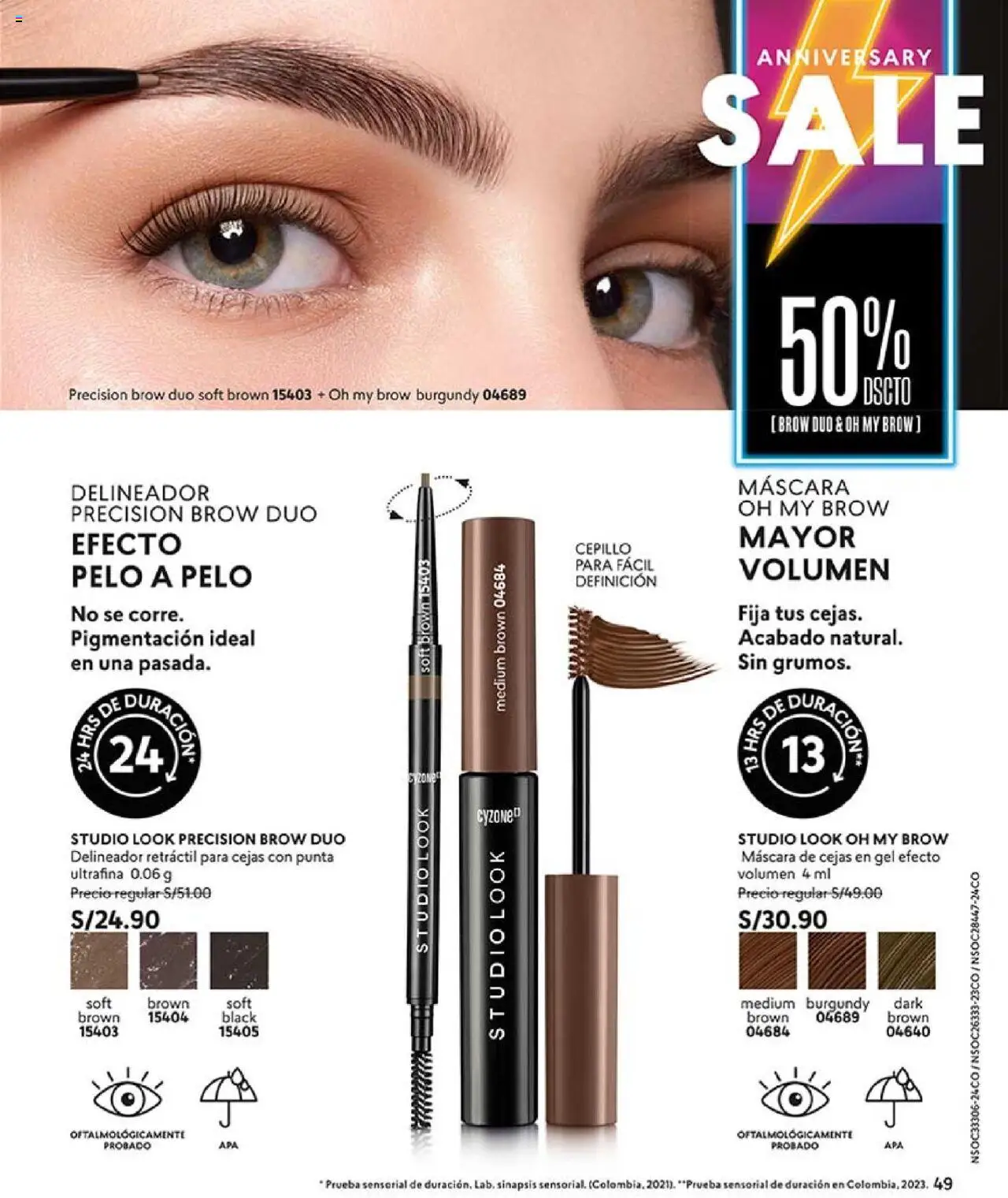 Catálogo CyZone válido desde 27.05.2025 | Página: 49 | Productos: Máscara, Delineador