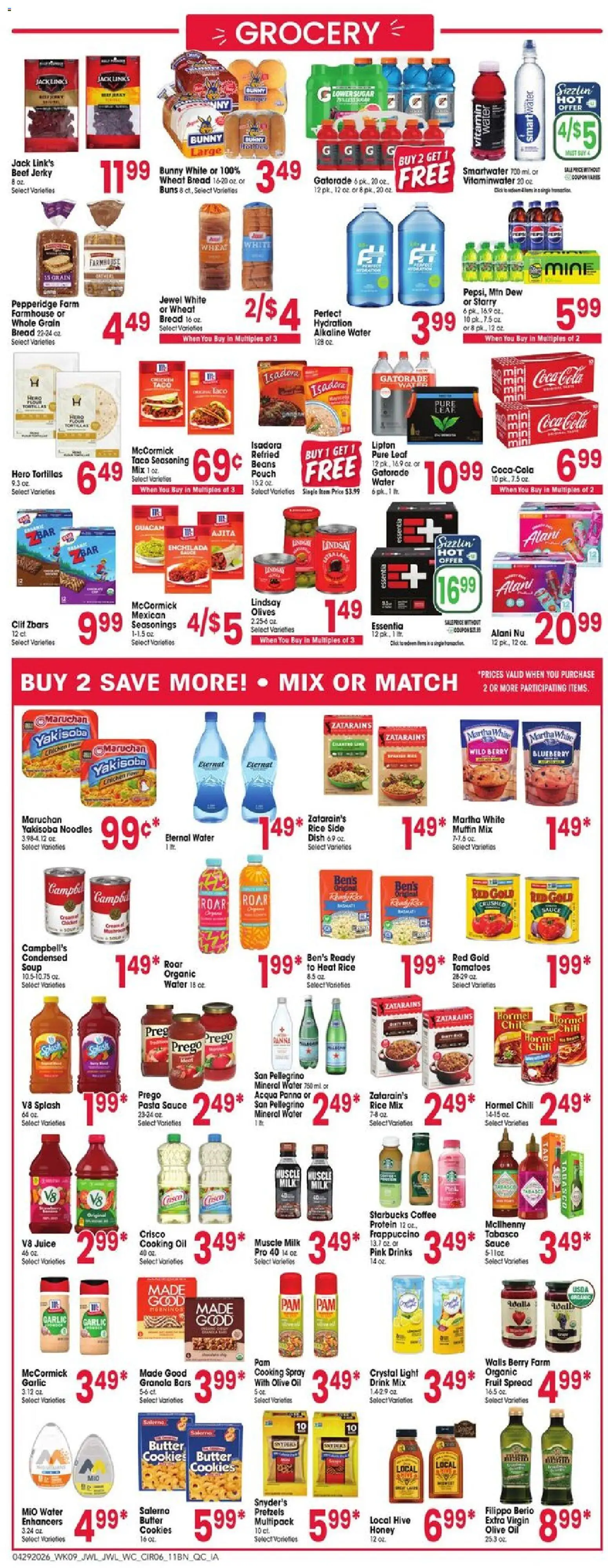 Jewel Osco Weekly Ad - IL - valid from 29.04.2026 | Page: 6 | Products: Vitamin, Juice, Rice, Muffin