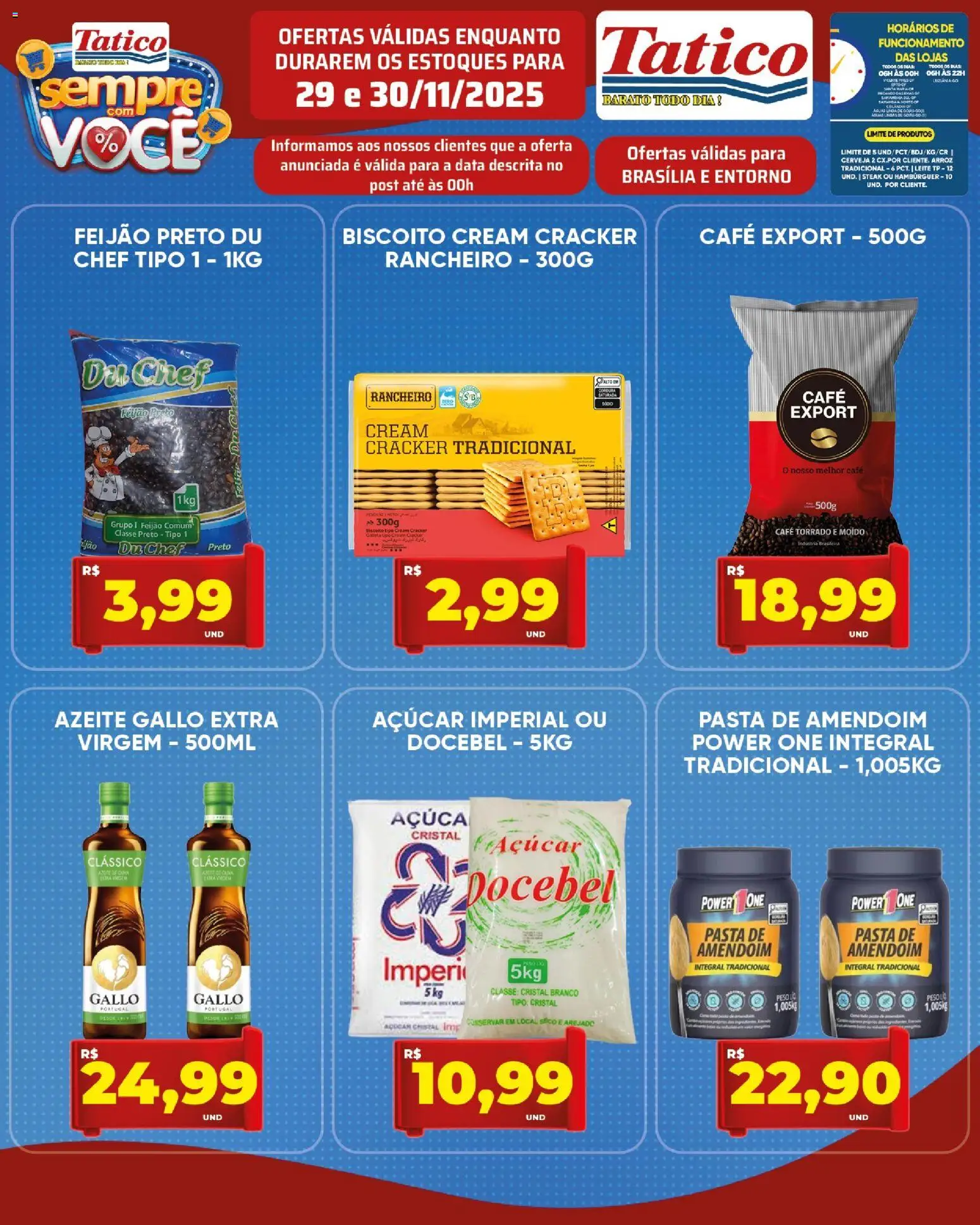 Tatico Folheto - válido de 01.12.2025 | Página: 18 | Produtos: Pasta, Cerveja, Hambúrguer, Açúcar