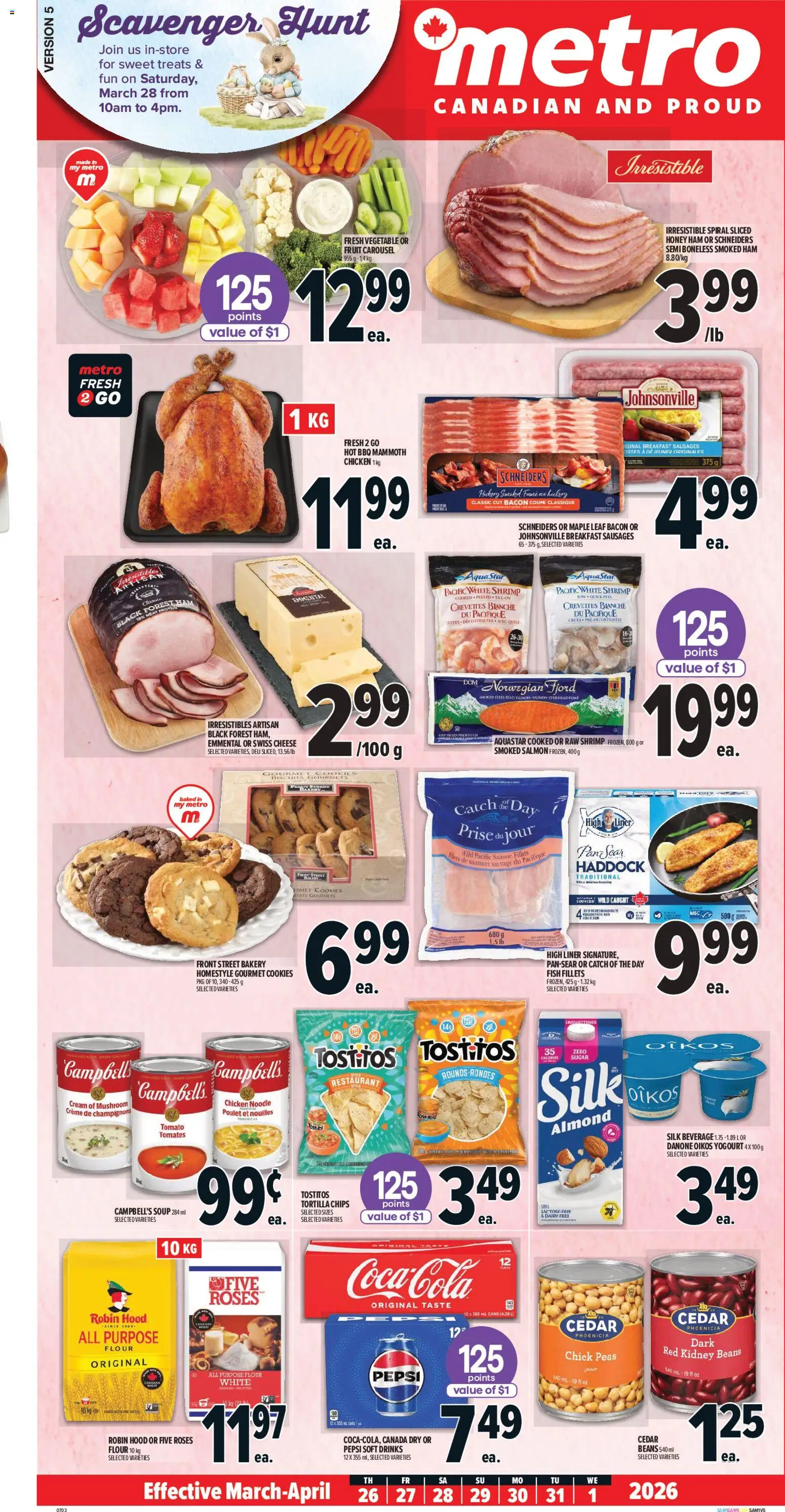 Metro flyer valid from 26.03.2026 | Page: 2 | Products: Fish, Cheese, Ham, Chicken