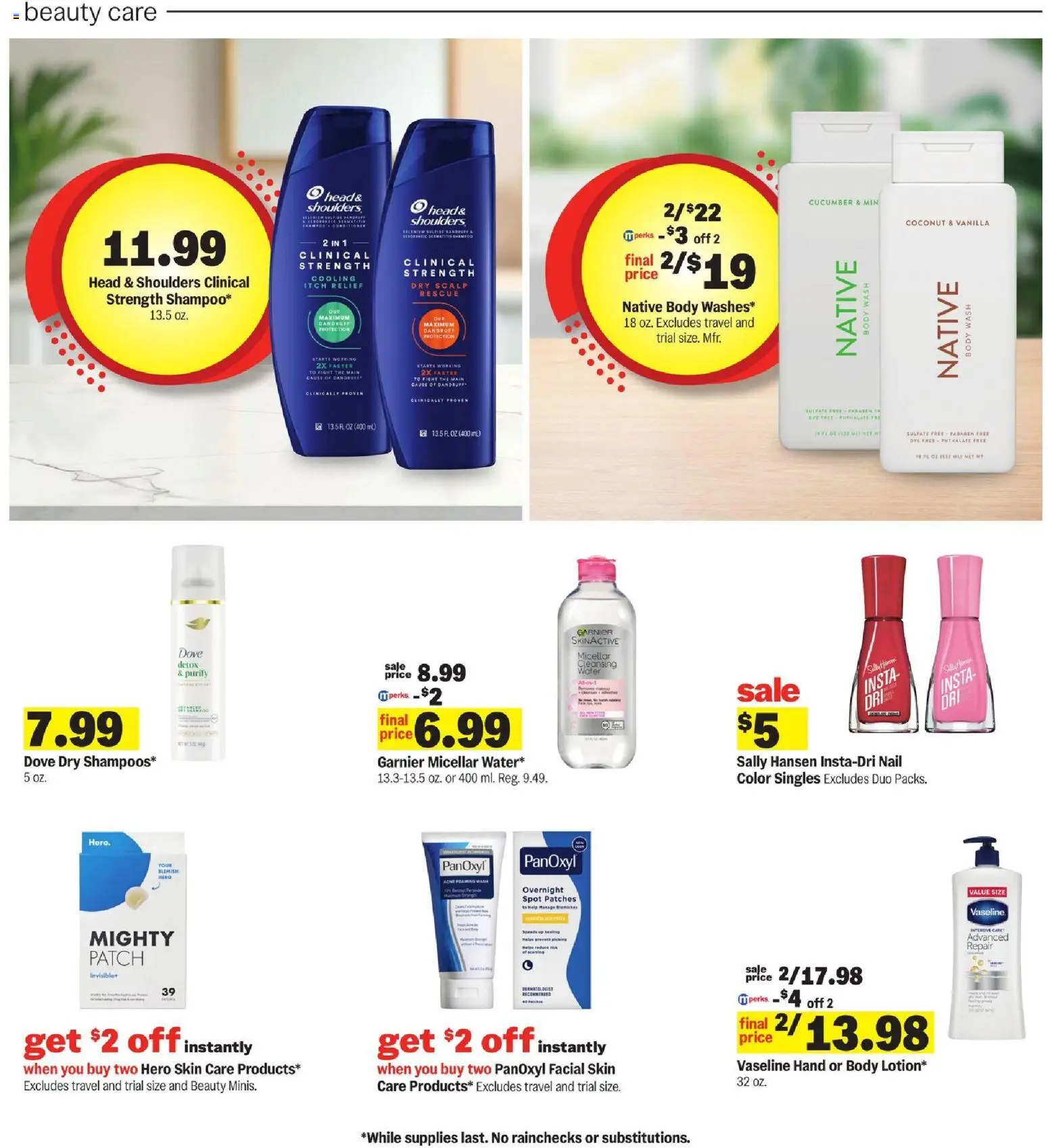 Meijer Weekly Ad - MI - valid from 22.10.2025 | Page: 38 | Products: Nail, Conditioner, Body Wash, Water
