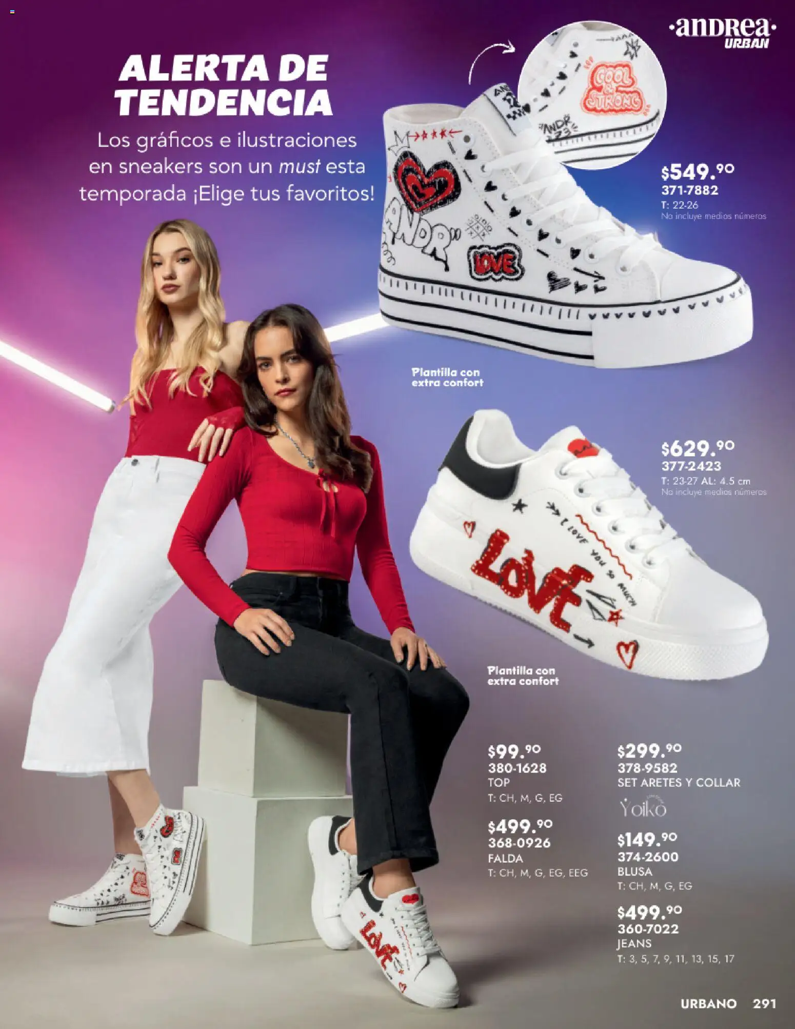 Nuevas ofertas de Andrea válidas en toda la República Mexicana desde el 24.08.2025. ¡Encuentra las mejores ofertas en Andrea - Catálogo Calzado Dama! | Página: 291