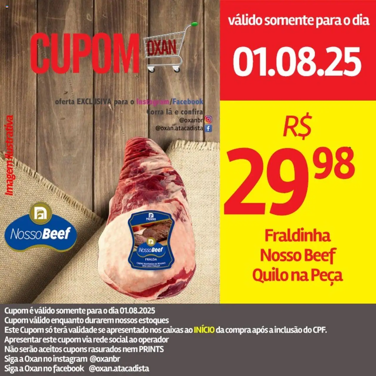 Oxan Atacadista Folheto - válido de 01.08.2025 | Página: 8 | Produtos: Fraldinha