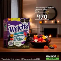 Vista previa de Walmart Express folleto Gomitas Welch’s, nuevo folleto de la tienda, válido en México a partir del 14.10.2025
