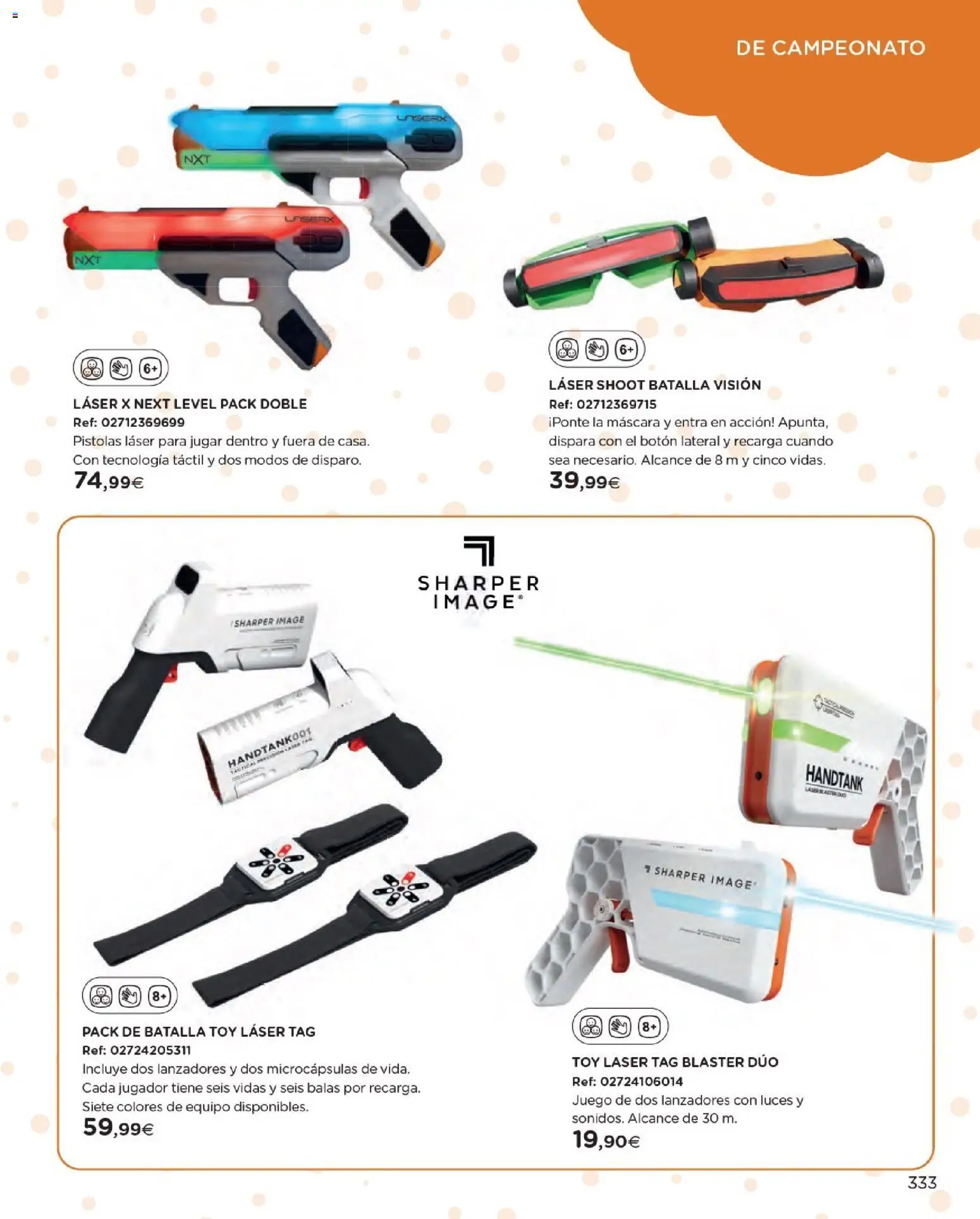 Nuevas ofertas de El Corte Inglés válidas en toda la República Mexicana desde el 27.10.2025. ¡Encuentra las mejores ofertas en El Corte Inglés catálogo Juguetes! | Página: 333 | Productos: Máscara, Juego