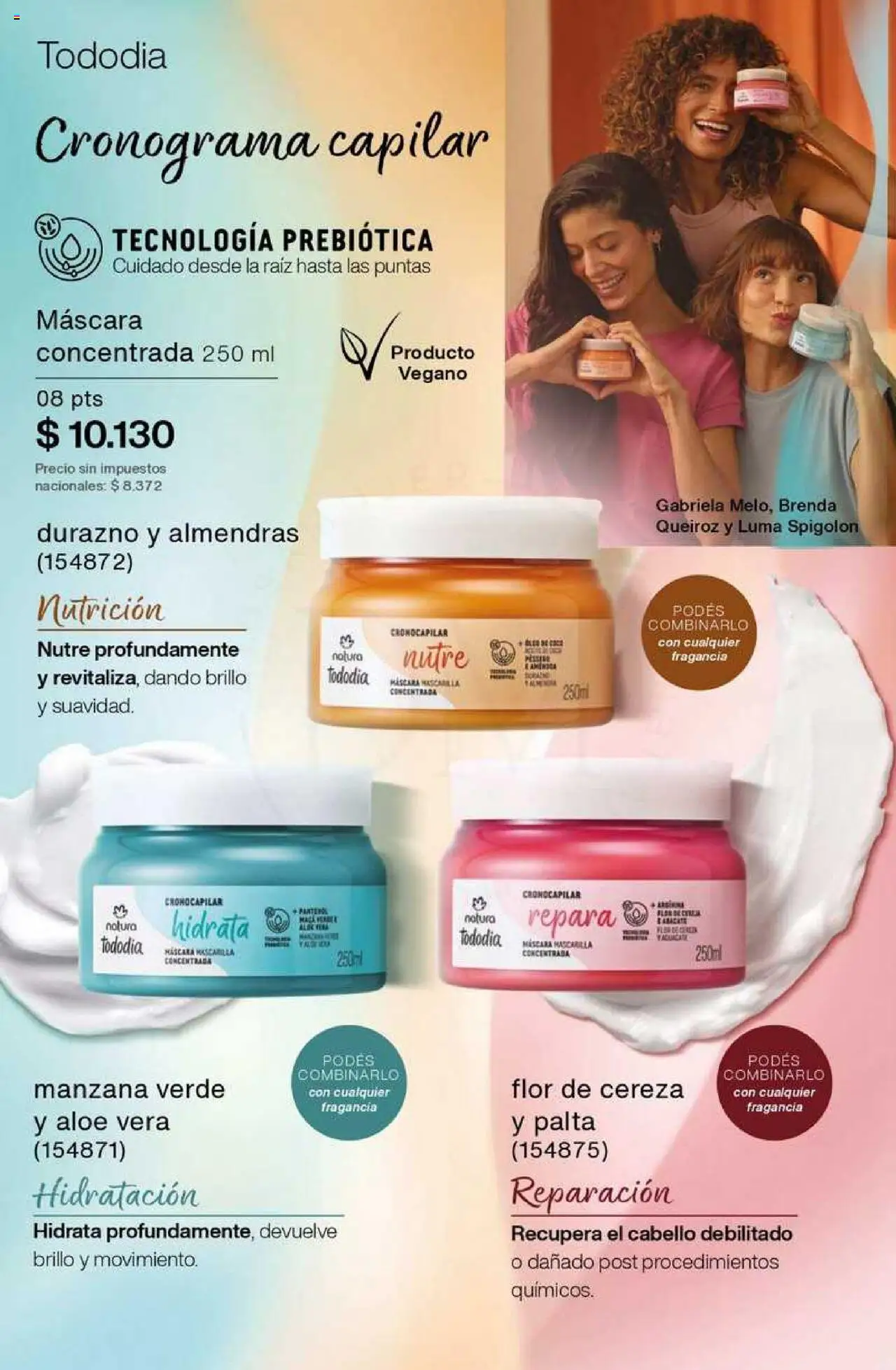 Catálogo Natura Ciclo 8 │ válido desde el 03.06.2025 | Página: 210 | Productos: Mascarilla, Durazno, Fragancia, Máscara
