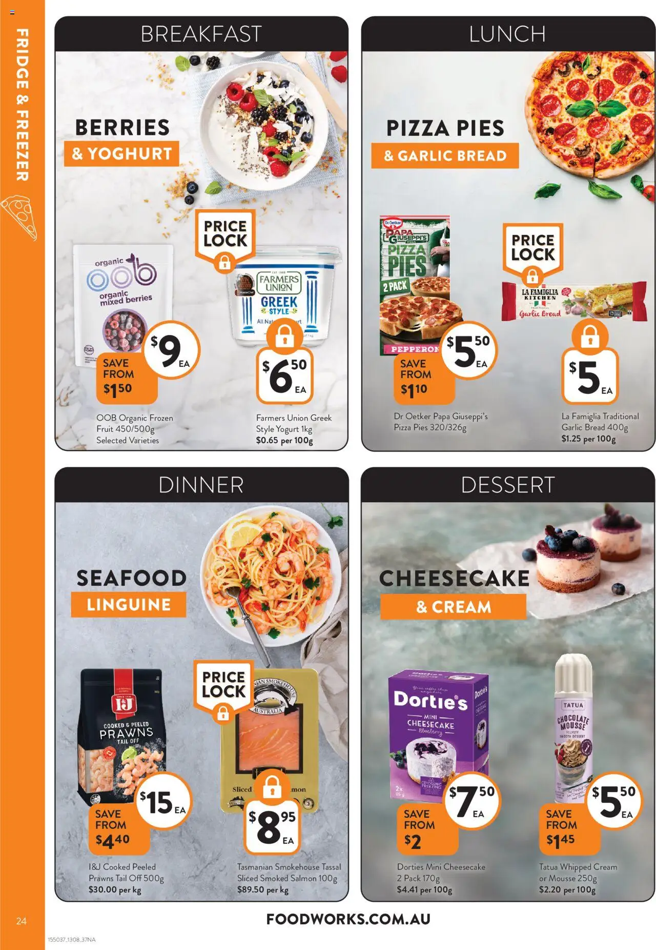 Foodworks catalogue - valid from 13.08.2025 | Page: 24 | Products: Bread, Chocolate, Cream, Pies