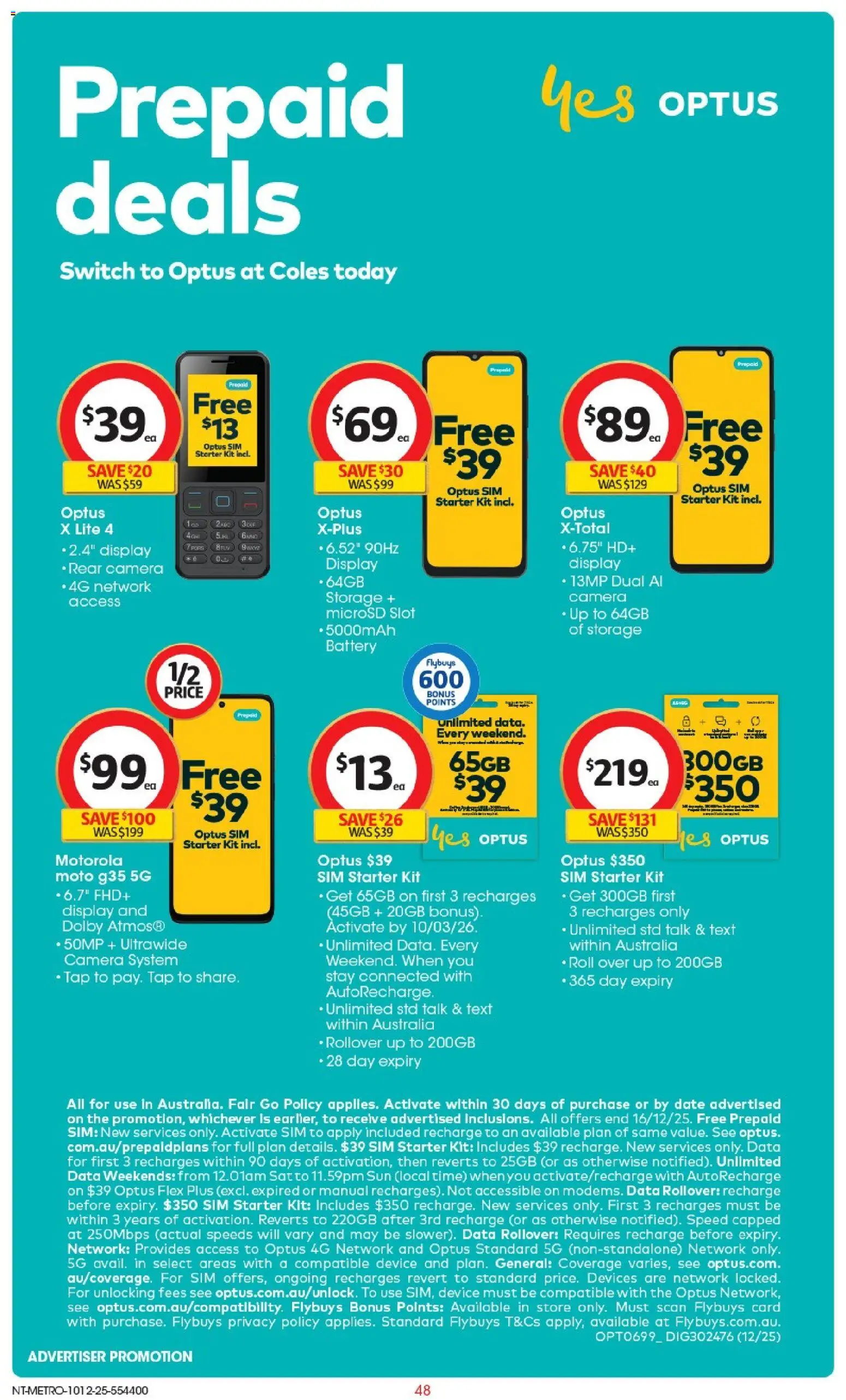 Coles catalogue - valid from 10.12.2025 | Page: 49 | Products: Battery, Tap, Device, Camera