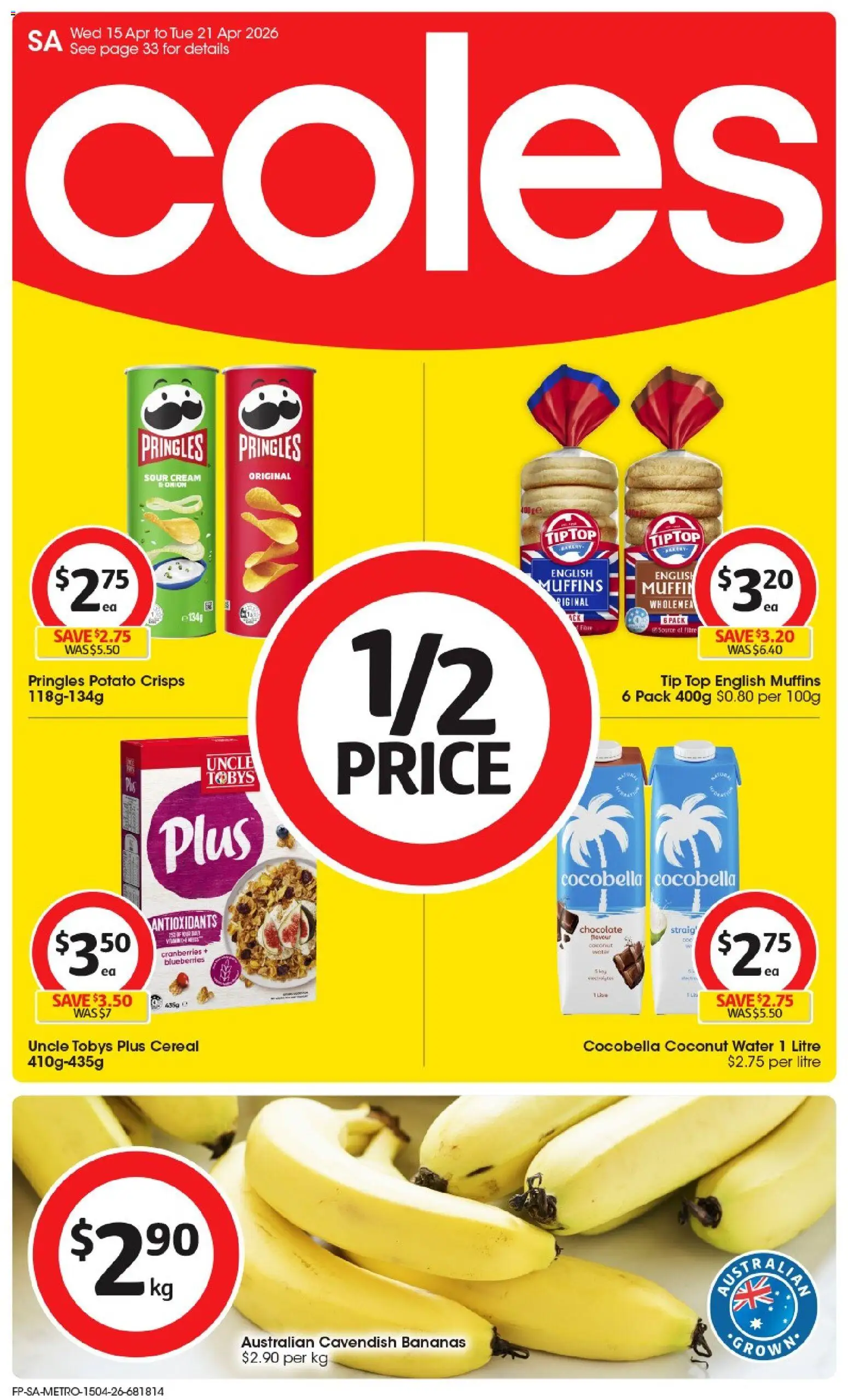 Coles catalogue - valid from 15.04.2026 | Page: 1