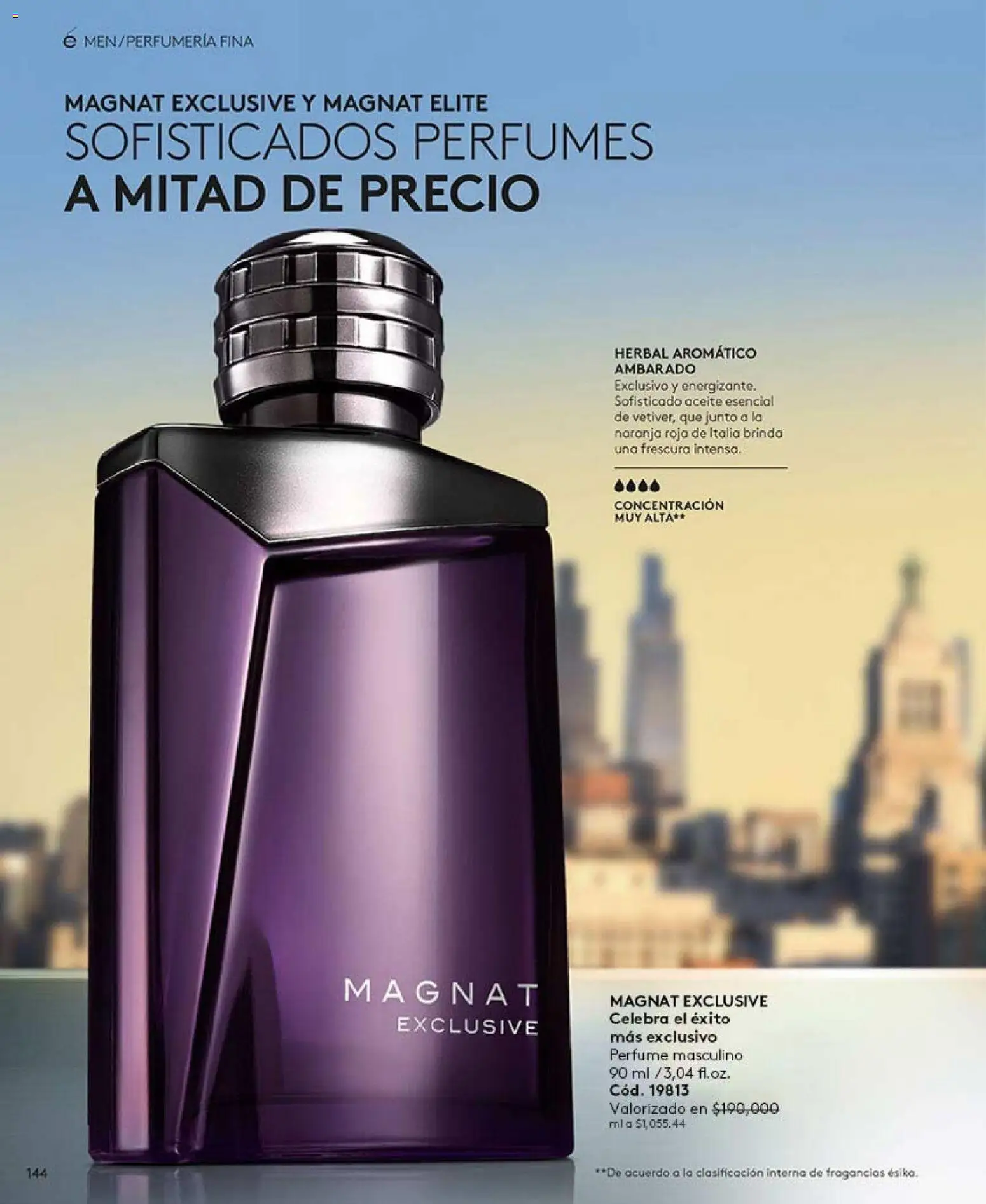 Ésika revista - valida desde el 01.01.2026 | Página: 144 | Productos: Perfume, Aceite