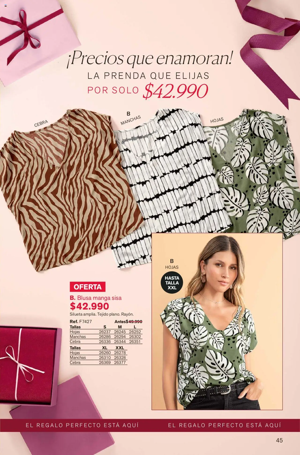 Leonisa revista - valida desde el 01.09.2025 | Página: 45 | Productos: Blusa