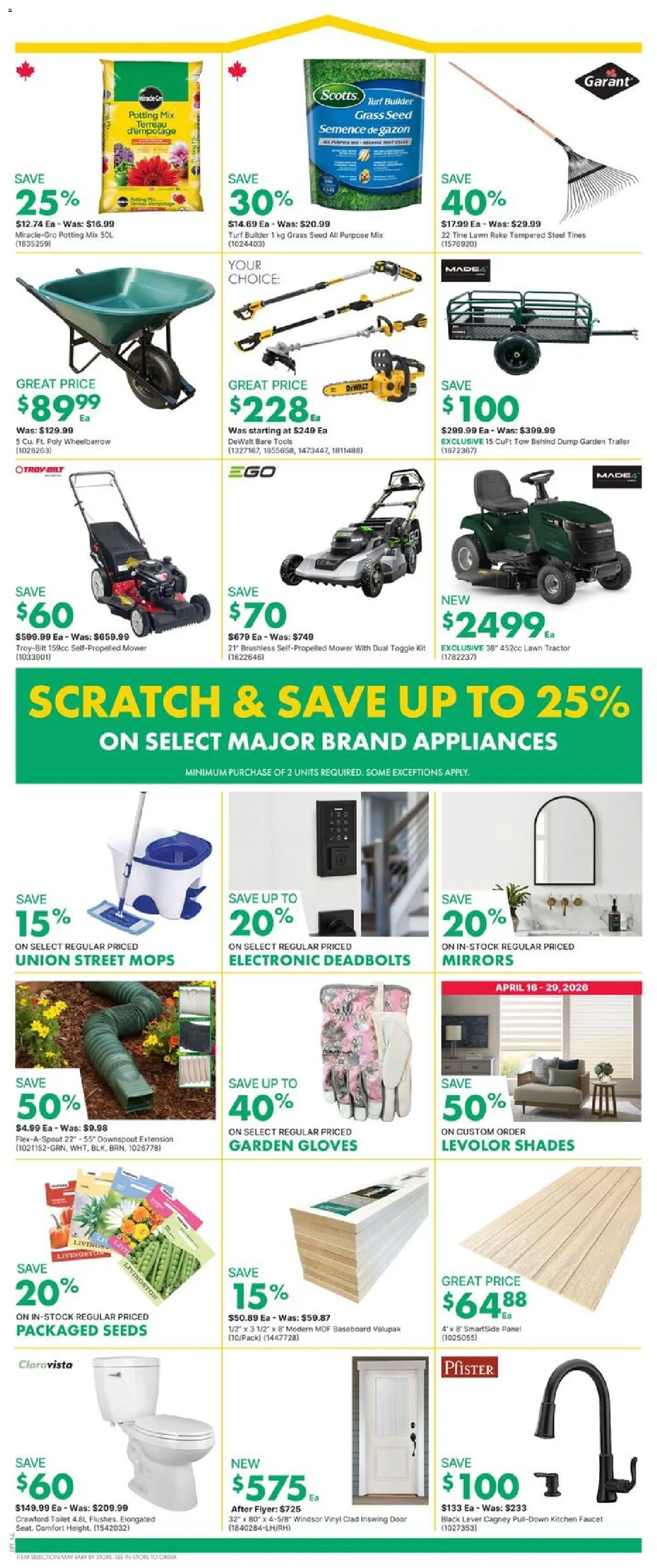 Kent flyer valid from 23.04.2026 | Page: 2 | Products: Gloves, Mower