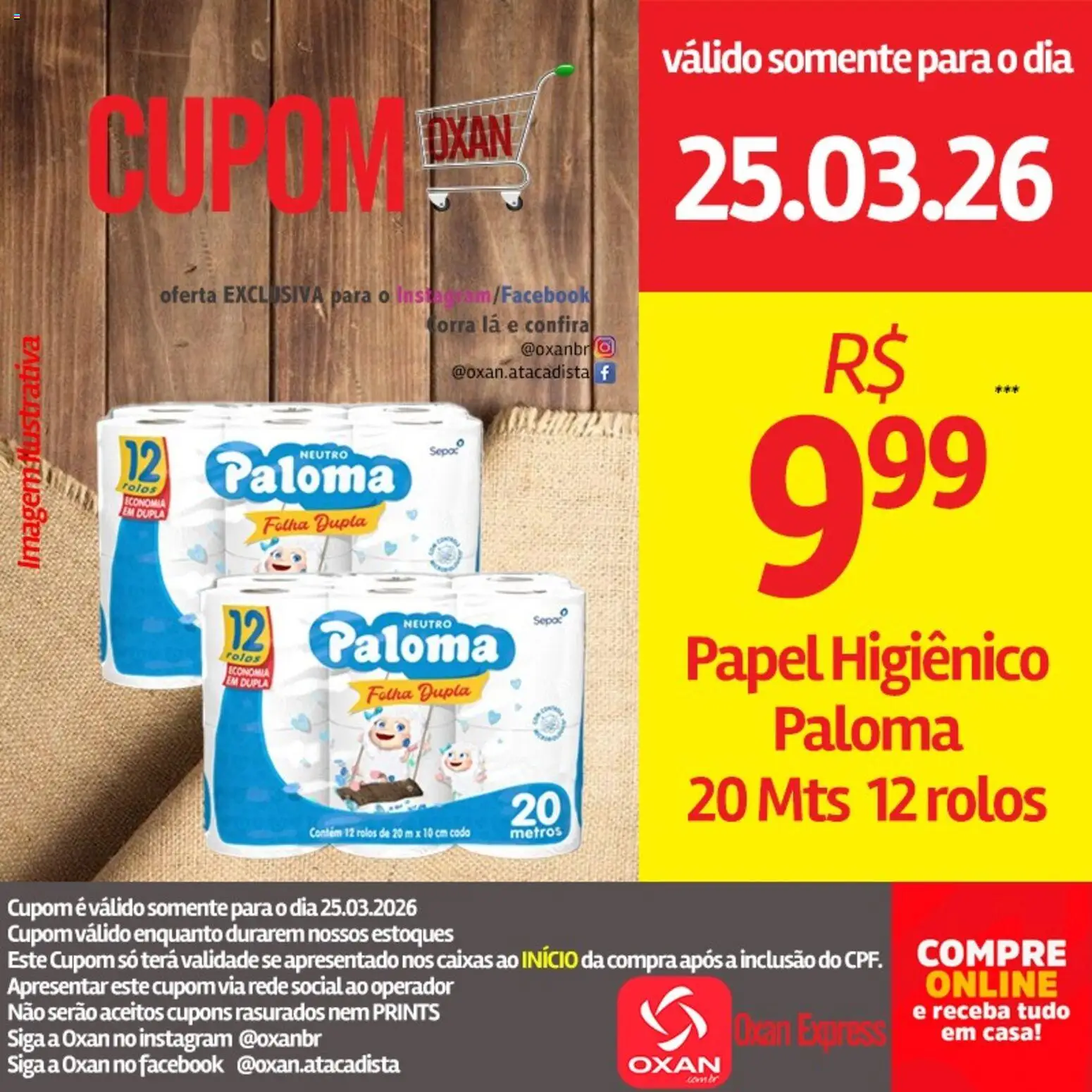 Oxan Atacadista Folheto - válido de 25.03.2026 | Página: 11 | Produtos: Papel higiênico