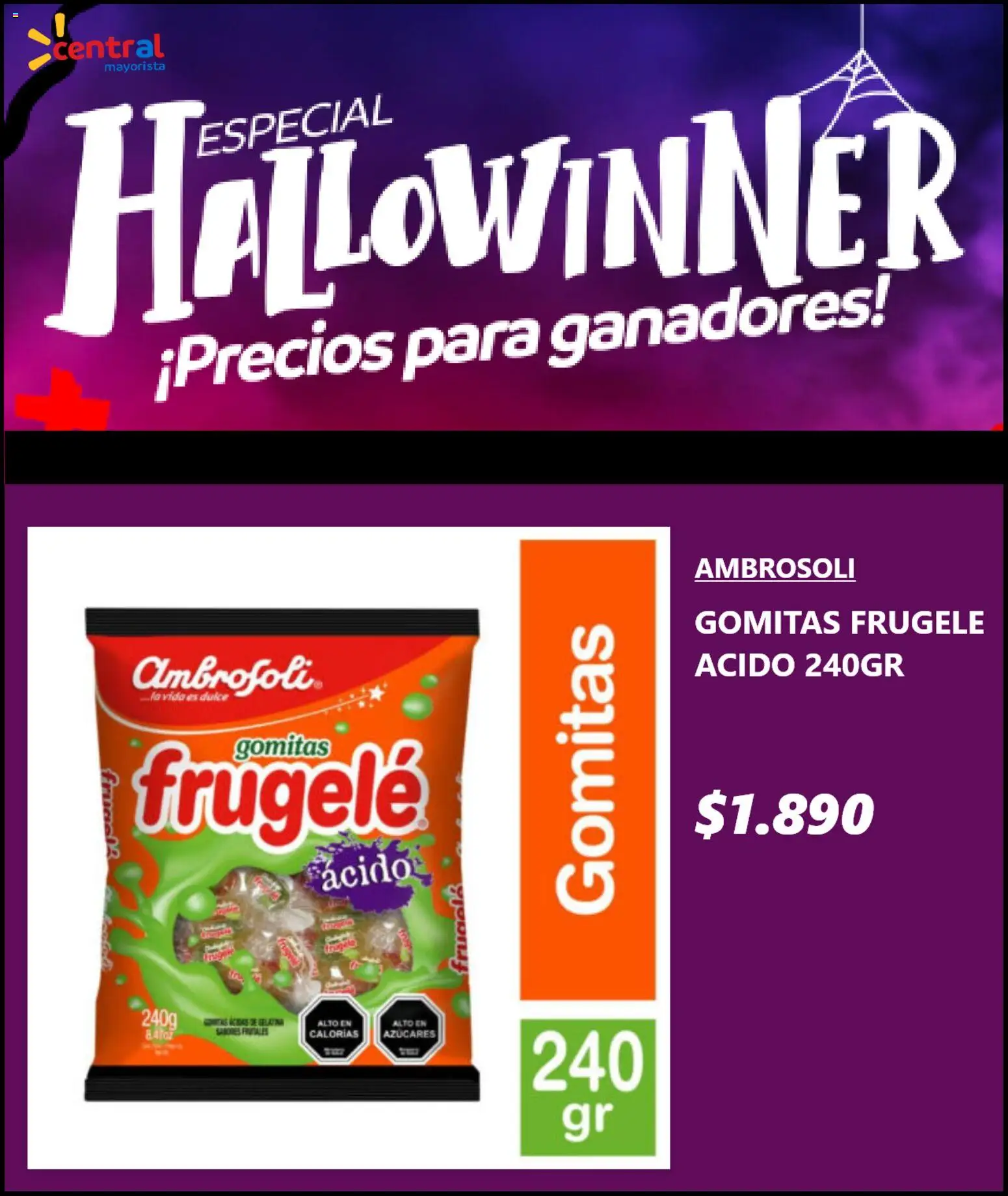 Central Mayorista ofertas  │ válido desde el 28.10.2025 | Página: 3 | Productos: Gomitas