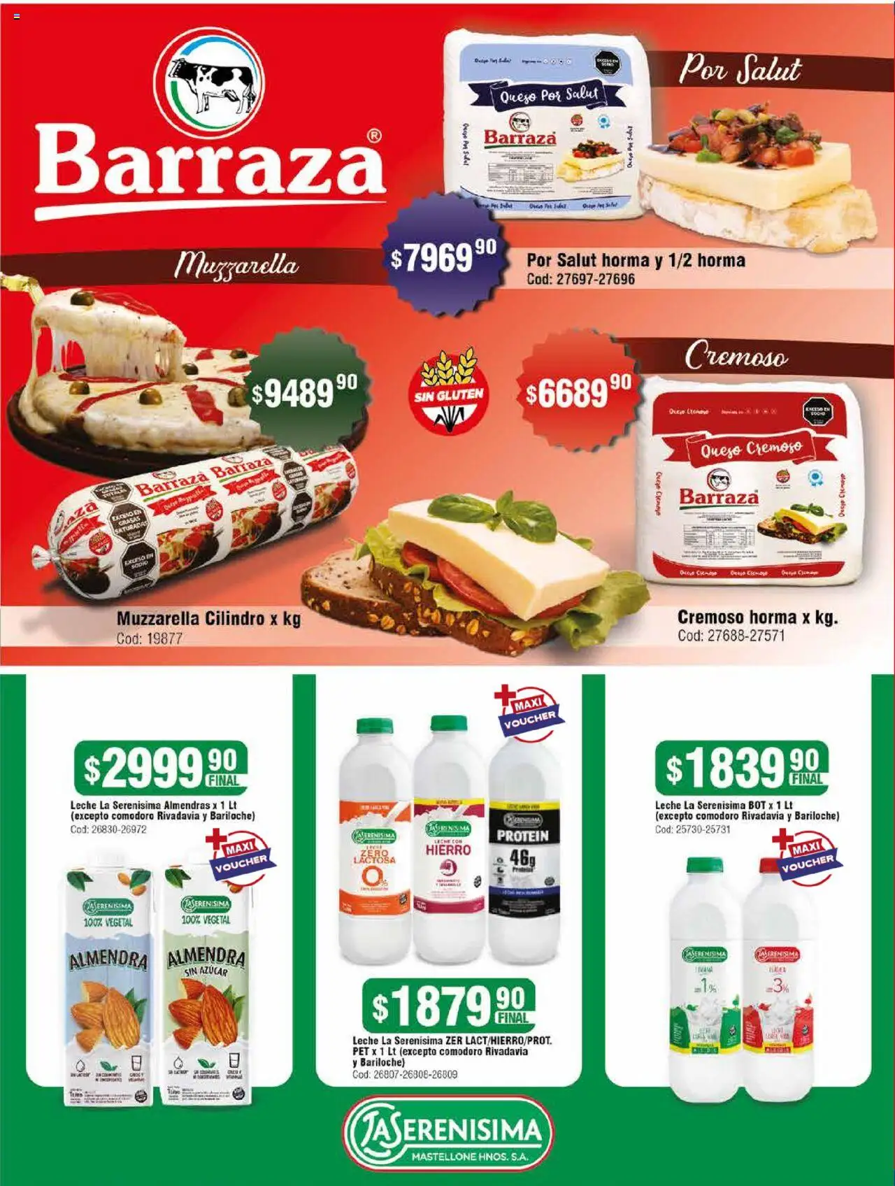 Maxiconsumo ofertas │ válido desde el 25.08.2025 | Página: 8 | Productos: Almendras, Azucar, Leche, Queso