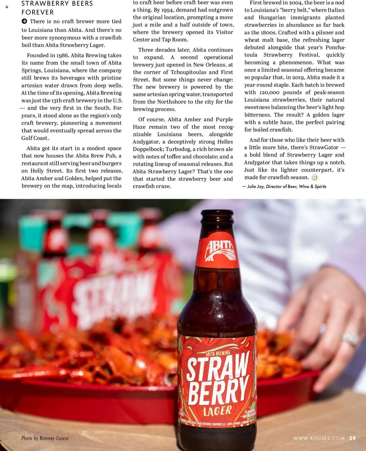 Rouses Magazine Spring 2025 - valid from 24.04.2025 | Page: 41 | Products: Beer, Strawberries, Water, Lighter