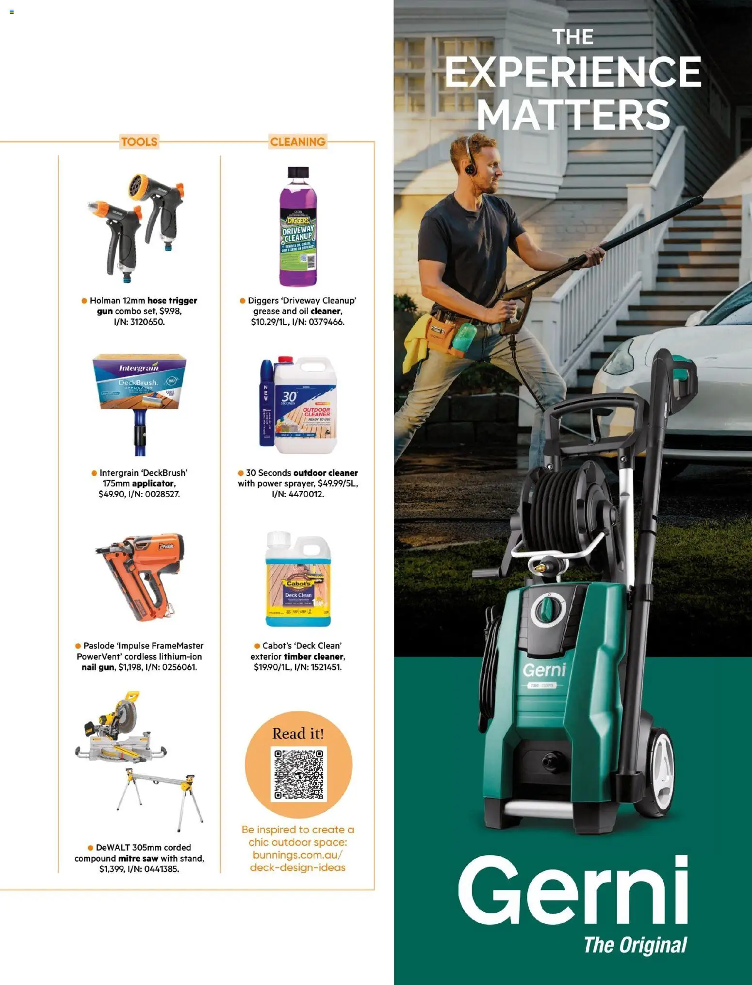 Bunnings Warehouse catalogue - valid from 01.11.2025 | Page: 75 | Products: Cleaner, Saw, Oil, Tools