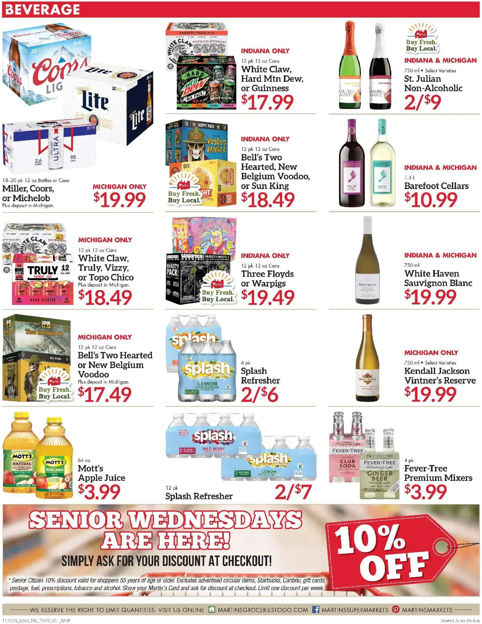 Martin’s Weekly Ad - valid from 21.12.2025 | Page: 14 | Products: Ginger, Juice, Beer, Raspberry