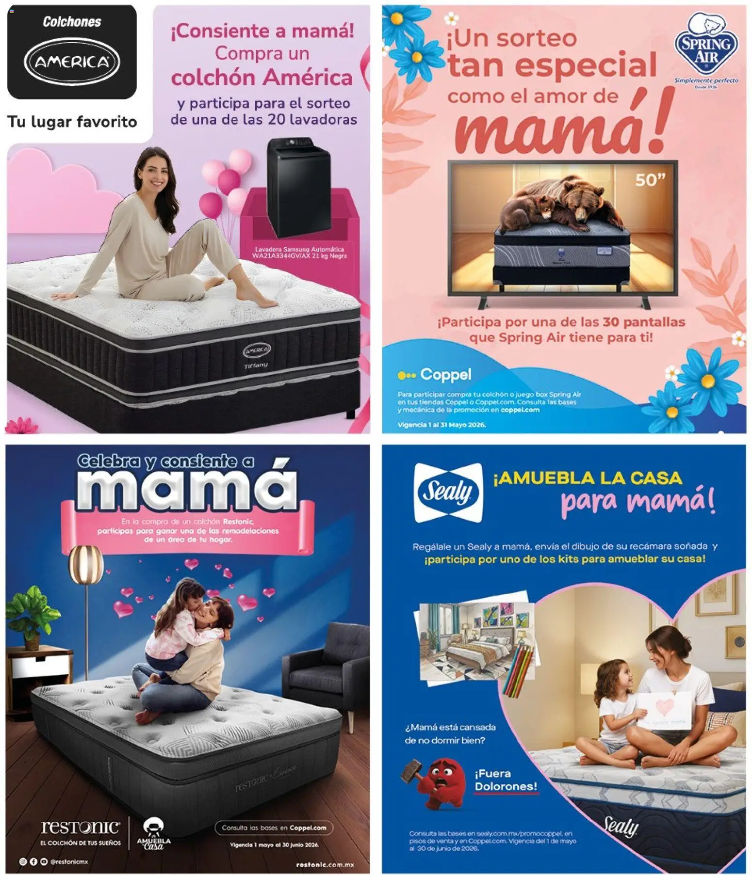 Nuevas ofertas de Coppel válidas en toda la República Mexicana desde el 25.04.2026. ¡Encuentra las mejores ofertas en Coppel catálogo Claro que la vas a querer! | Página: 23 | Productos: Pantallas, Juego, Colchón