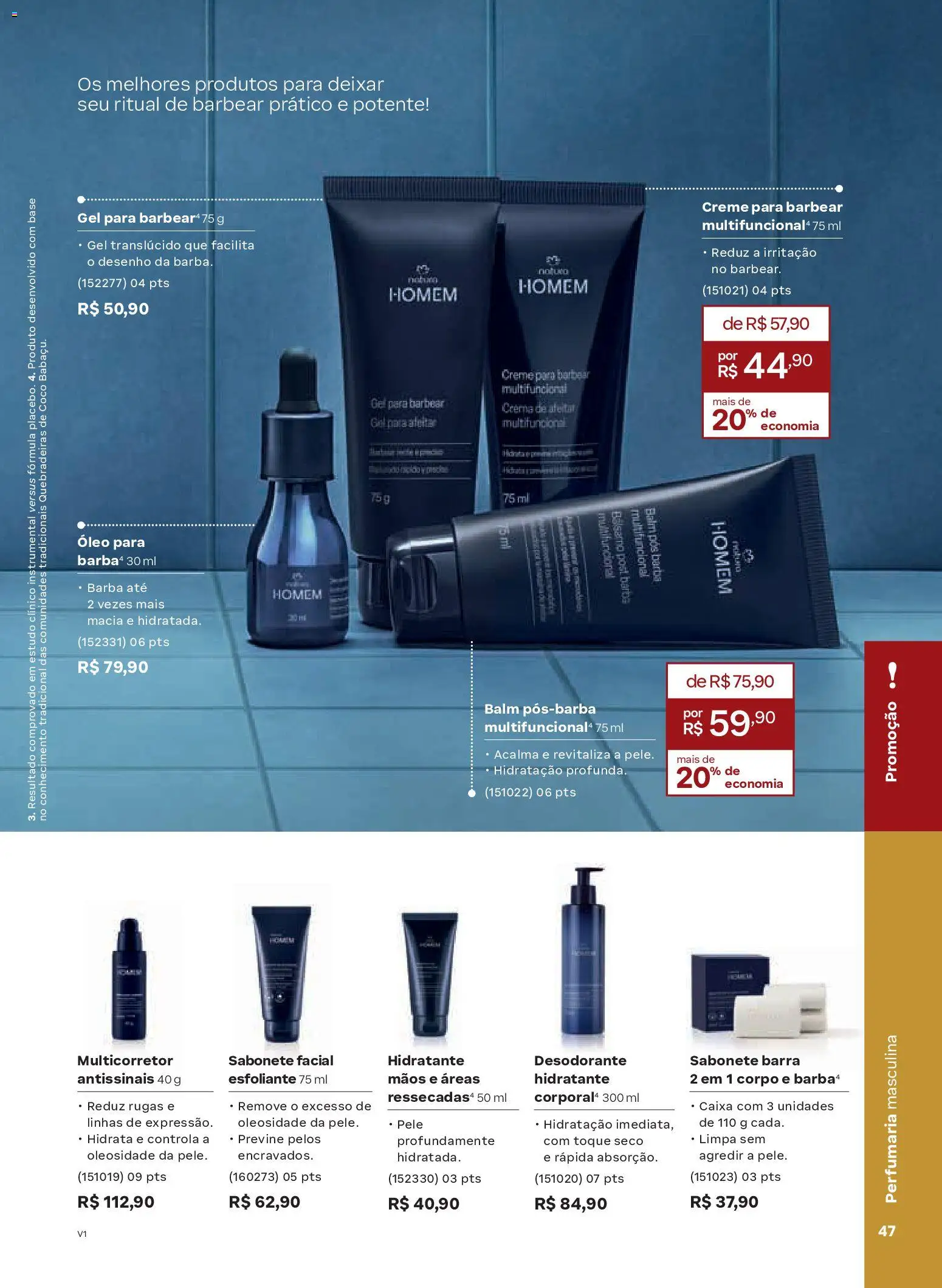 Natura Folheto - válido de 04.02.2026 | Página: 47 | Produtos: Multifuncional, Desodorante, Creme, Sabonete