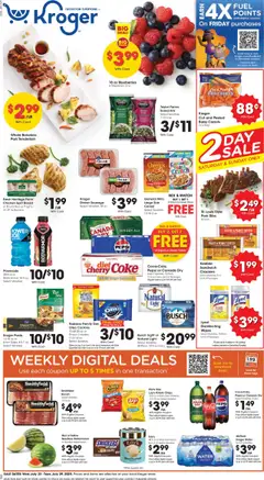 Preview of Kroger weekly ads valid from 23.07.2025