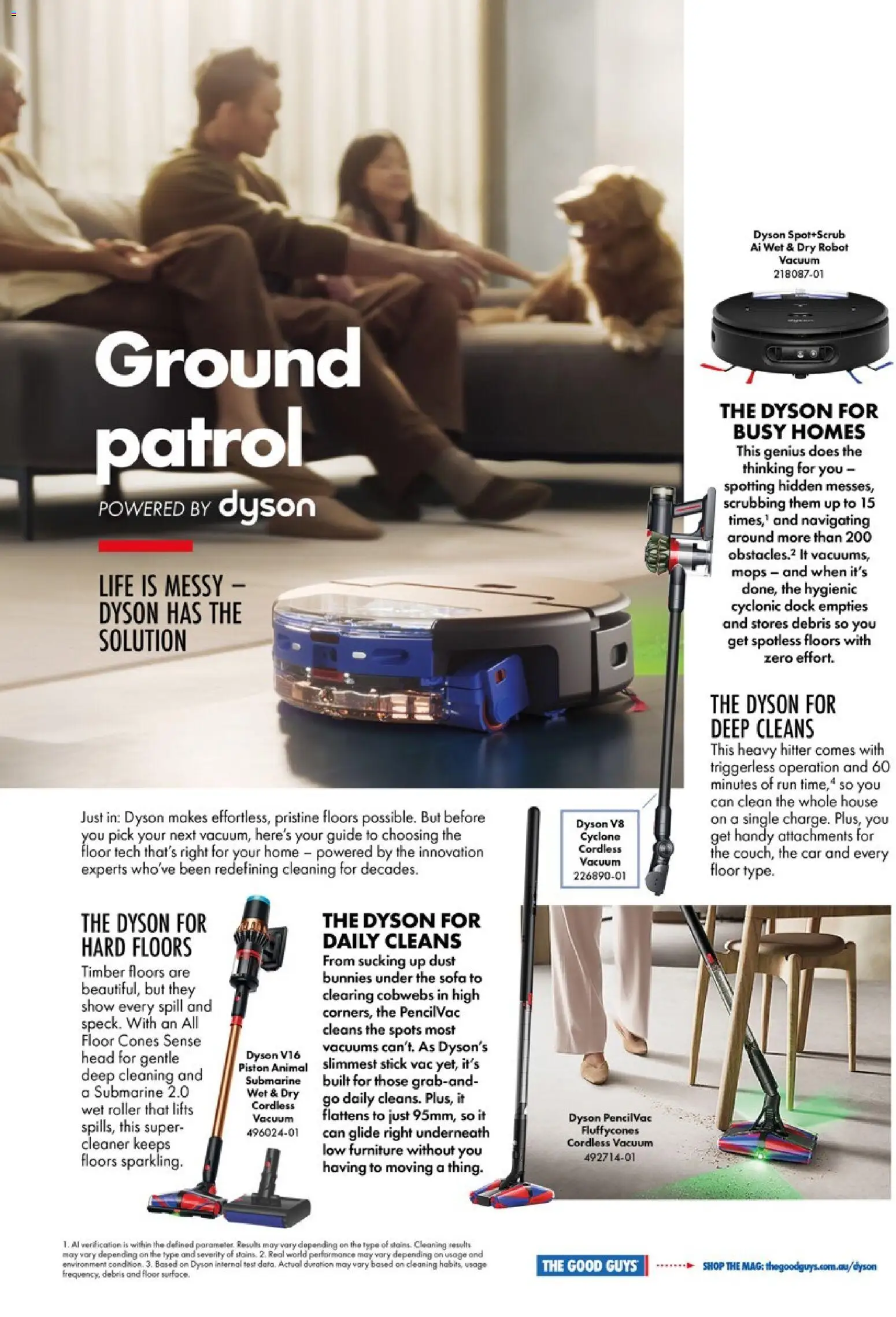 The Good Guys catalogue - valid from 18.03.2026 | Page: 3 | Products: Sofa, Cleaner, Robot