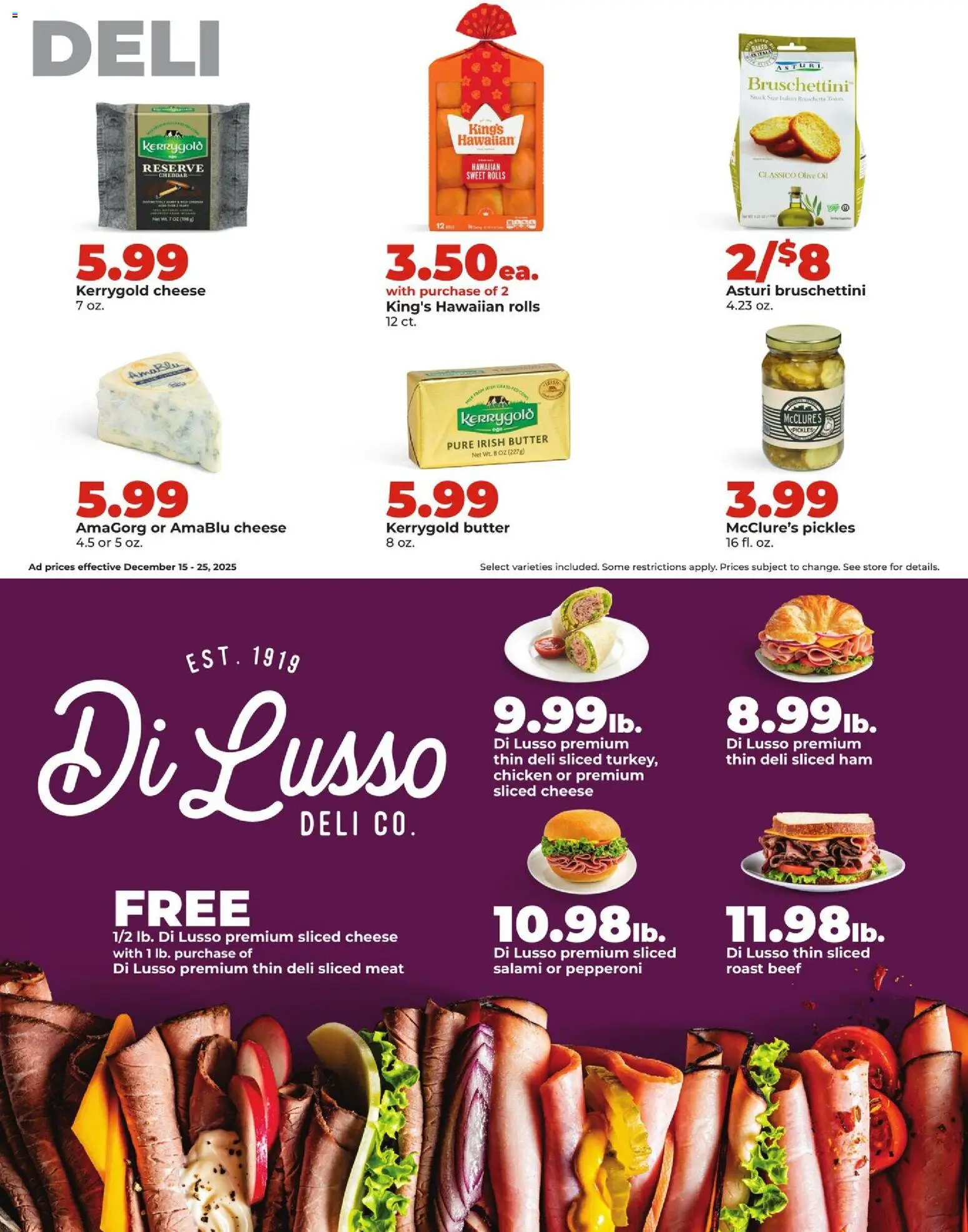 HyVee Weekly Ad - valid from 15.12.2025 | Page: 20 | Products: Butter, Cheese, Oil, Ham