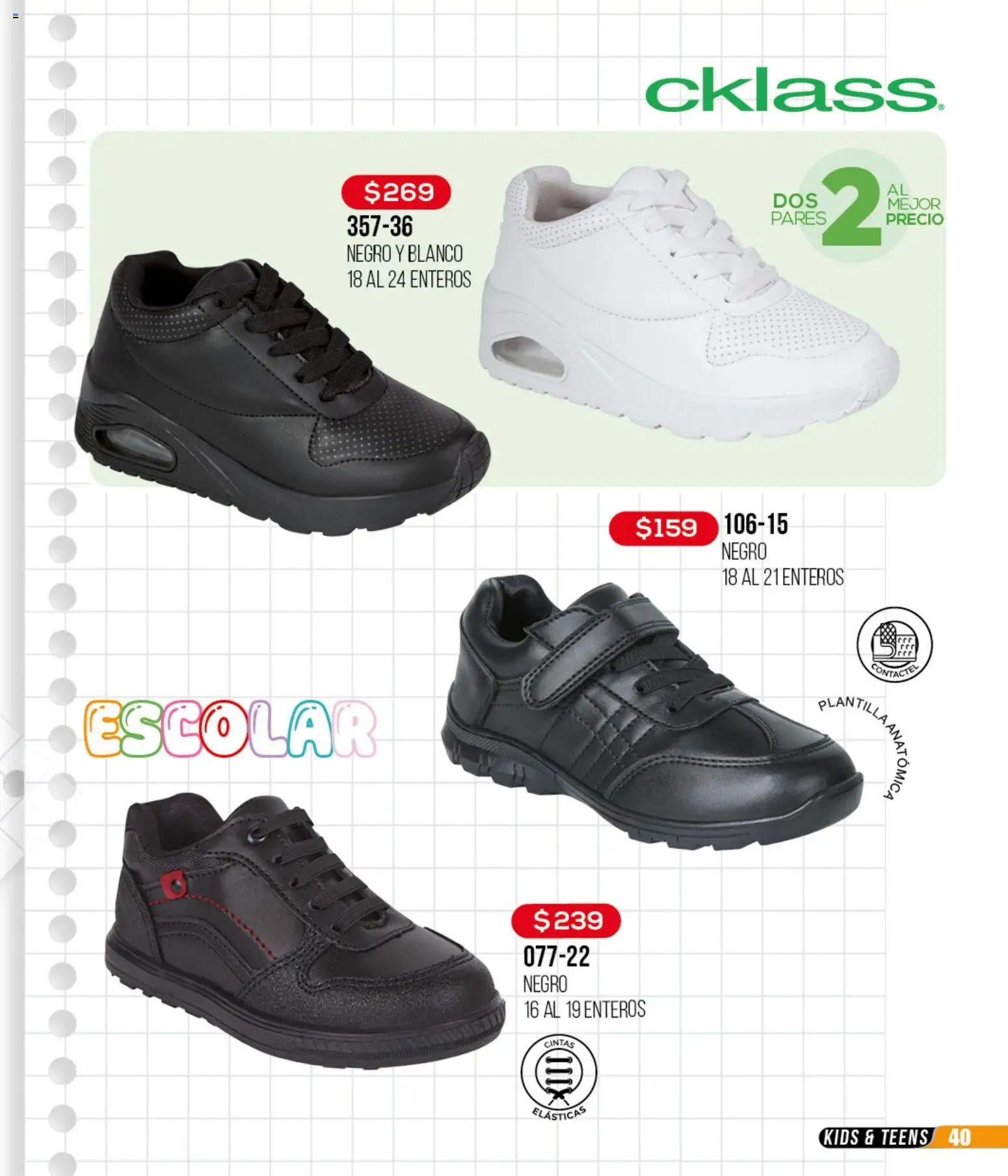 Nuevas ofertas de Cklass válidas en toda la República Mexicana desde el 14.04.2026. ¡Encuentra las mejores ofertas en Cklass catálogo 3X2 Digital Ropa! | Página: 137