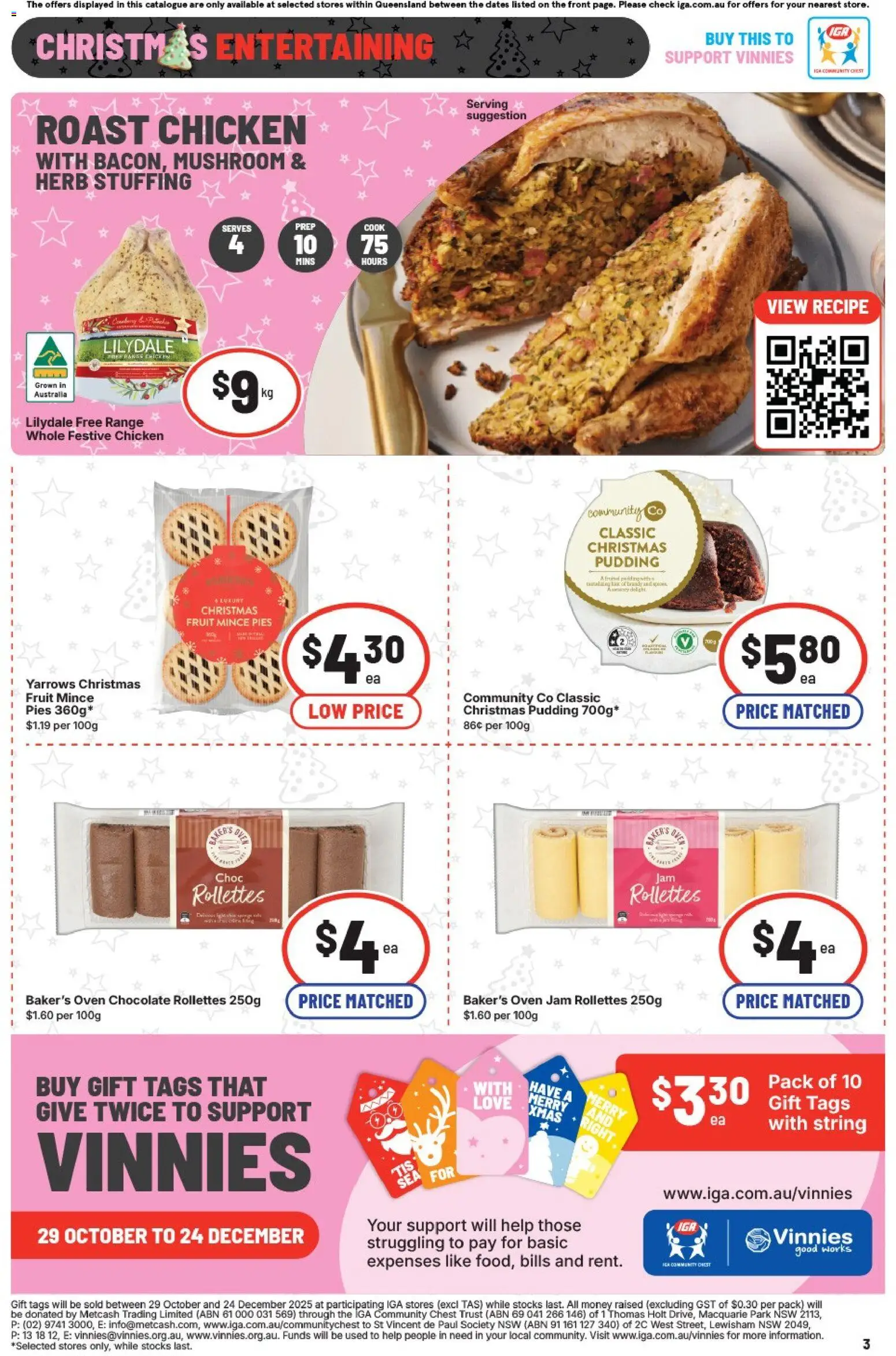 IGA catalogue - valid from 10.12.2025 | Page: 6 | Products: Herb, Chicken, Pies, Oven