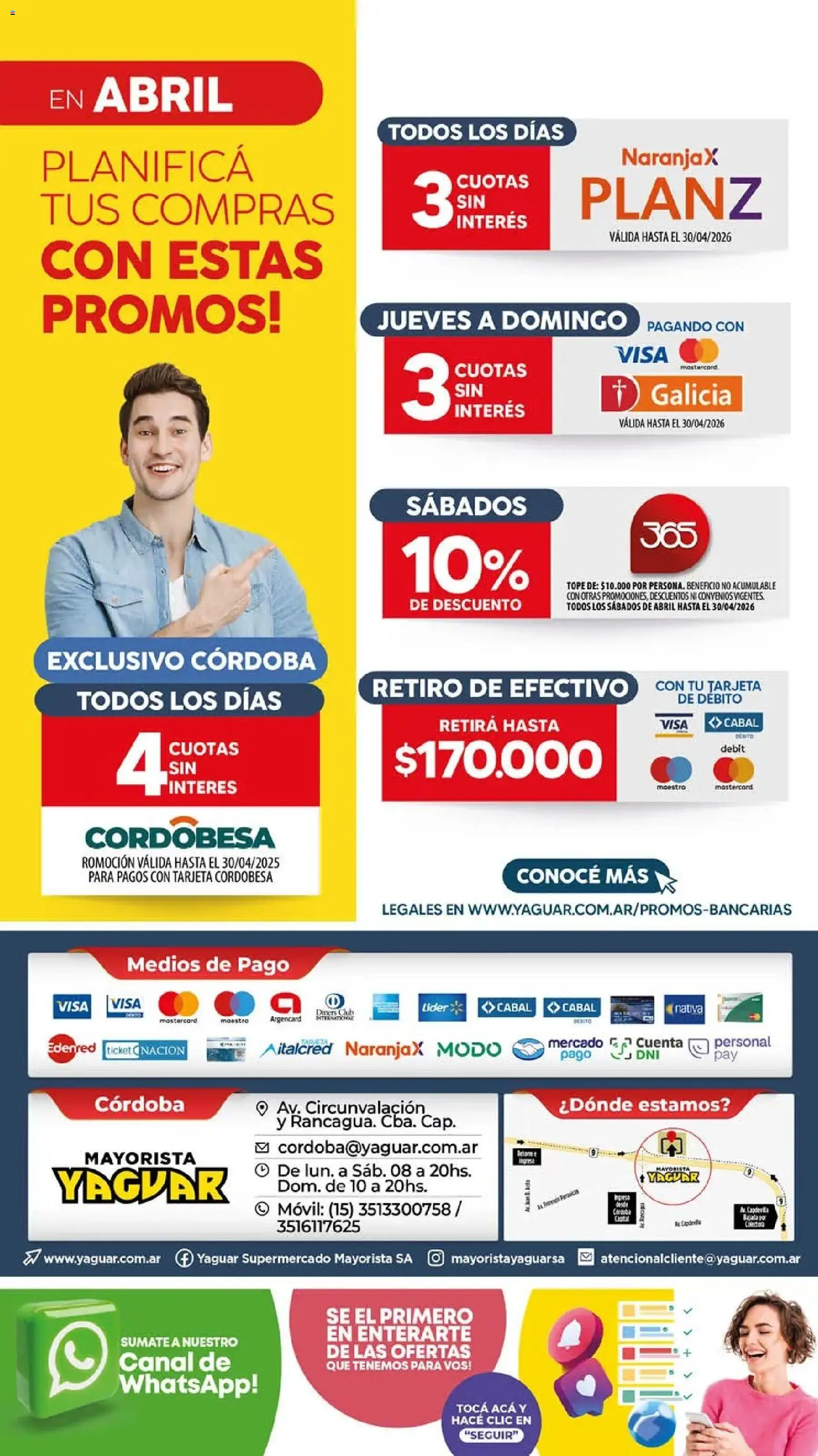 Yaguar - Oferta Semanal Córdoba │ válido desde el 30.03.2026 | Página: 19 | Productos: Movil