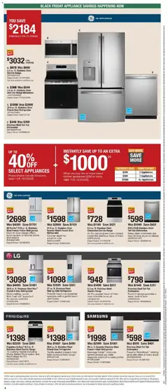 Preview of Home Depot weekly ads valid from 06.11.2025 | Page: 8 | Products: Oil, Pizza, Microwave, Refrigerator