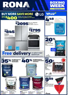 Preview of Rona weekly flyer from shop Rona valid from 18.12.2025