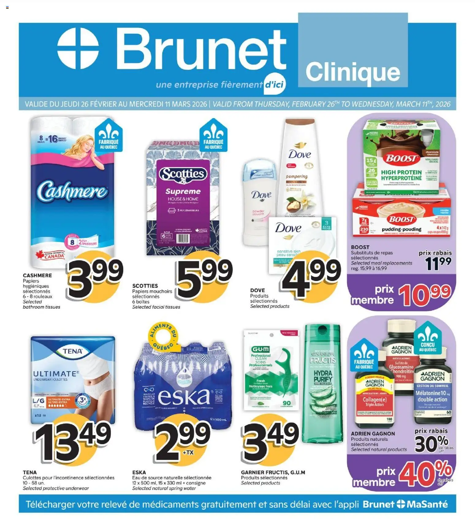 Brunet flyer valid from 26.02.2026 | Page: 1 | Products: Powder, Chocolate, Underwear