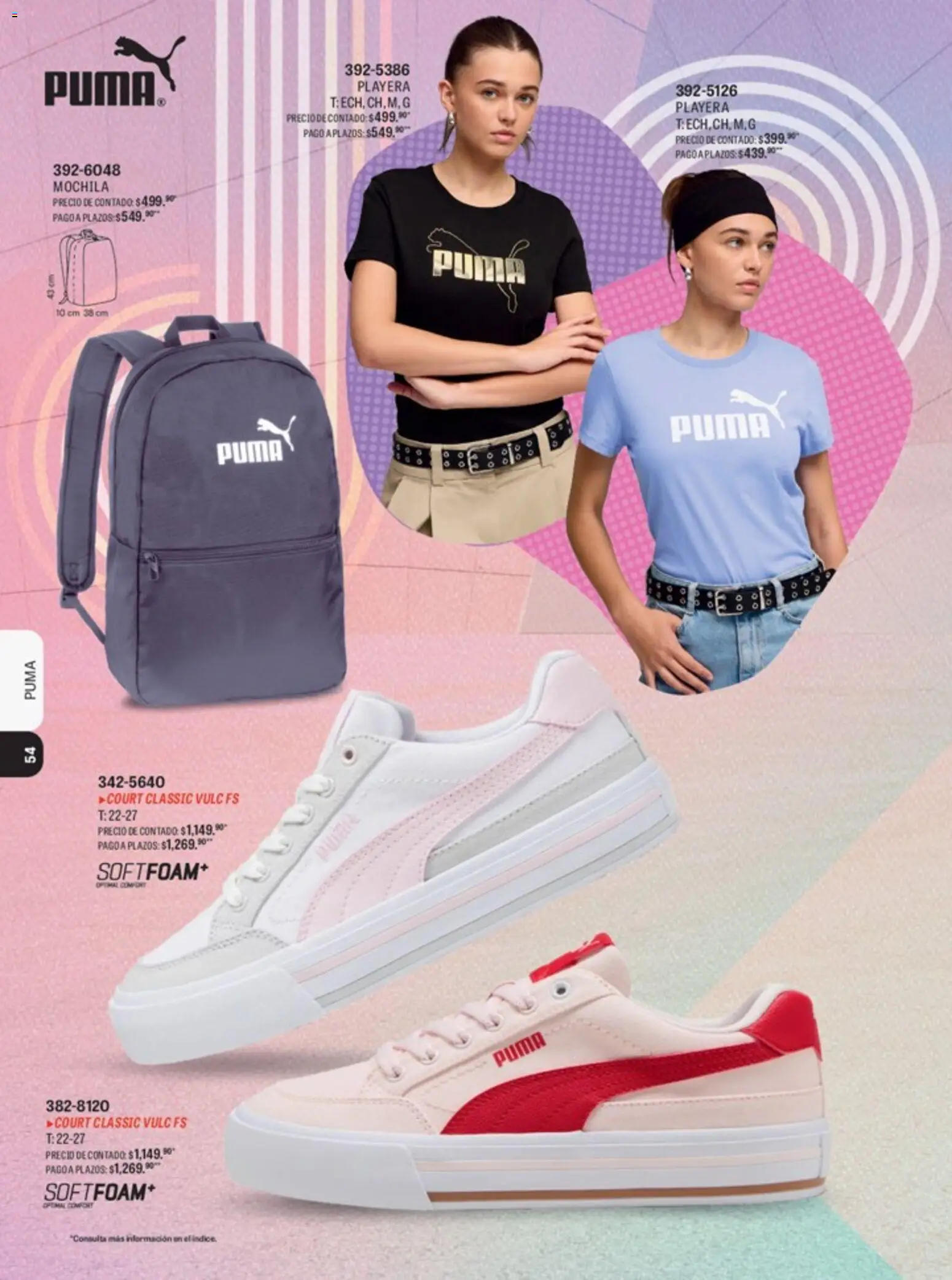 Nuevas ofertas de Andrea válidas en toda la República Mexicana desde el 15.04.2026. ¡Encuentra las mejores ofertas en Andrea catálogo Lo mejor en marcas! | Página: 44 | Productos: Mochila, Playera