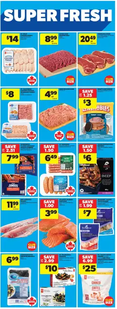 Preview of Real Canadian Superstore weekly flyer / circulaire from shop Real Canadian Superstore valid from 26.02.2026 | Page: 8 | Products: Beef, Chicken wings, Turkey, Chicken