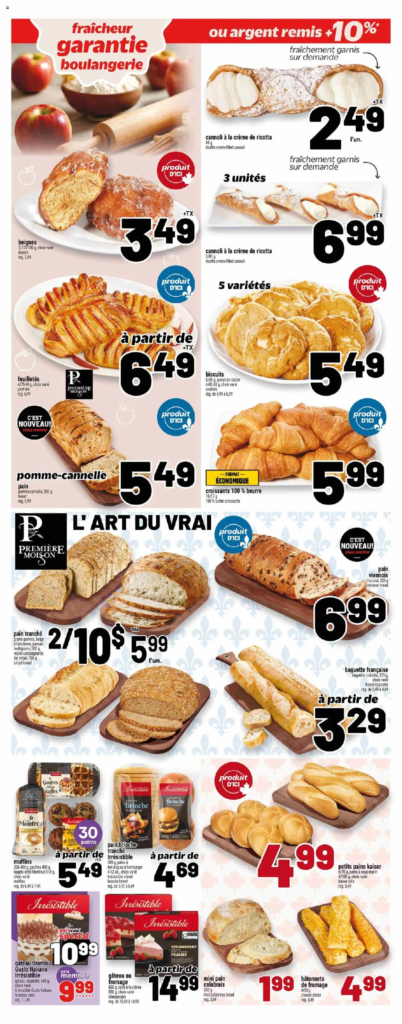 Metro flyer valid from 25.09.2025 | Page: 11 | Products: Cookies, Butter, Cheese, Bread