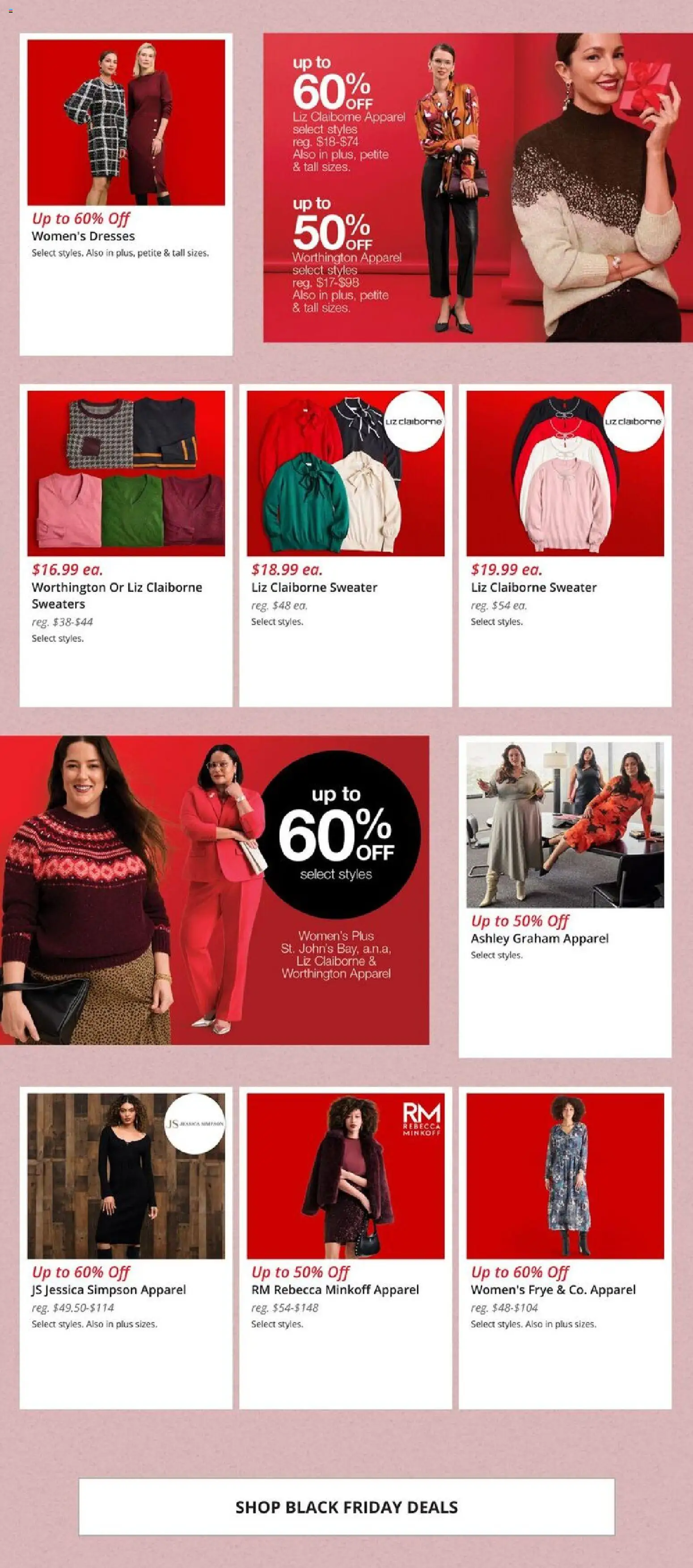 JCPenney Black Friday Women´s Deals - valid from 21.11.2025 | Page: 2 | Products: Sweater