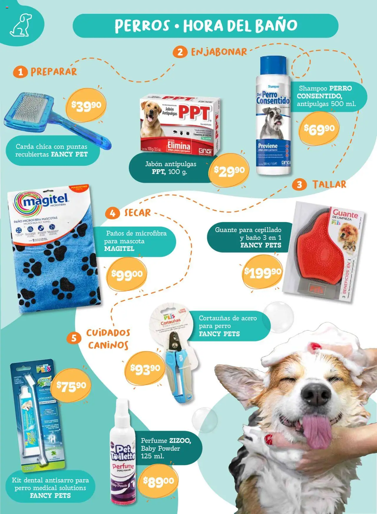 Nuevas ofertas de Soriana válidas en toda la República Mexicana desde el 14.08.2025. ¡Encuentra las mejores ofertas en Soriana - Especial Mascotas Híper Nacional! | Página: 8 | Productos: Baño, Guante, Perfume, Jabón