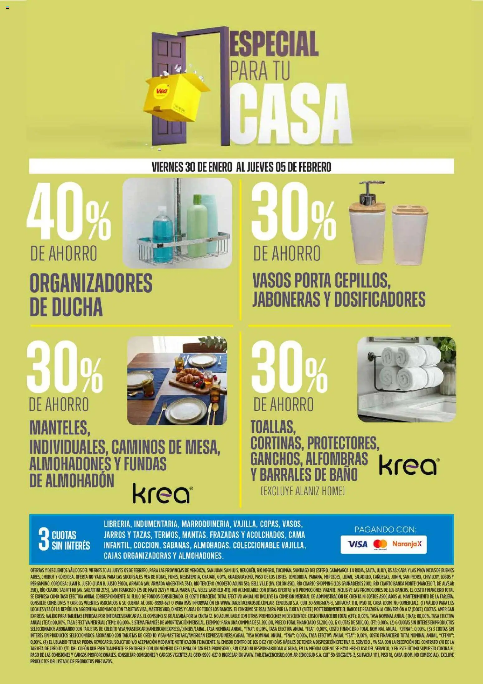 Vea - Ofertas especial para tu casa │ válido desde el 30.01.2026 | Página: 12 | Productos: Cama, Baño, Ducha, Vasos