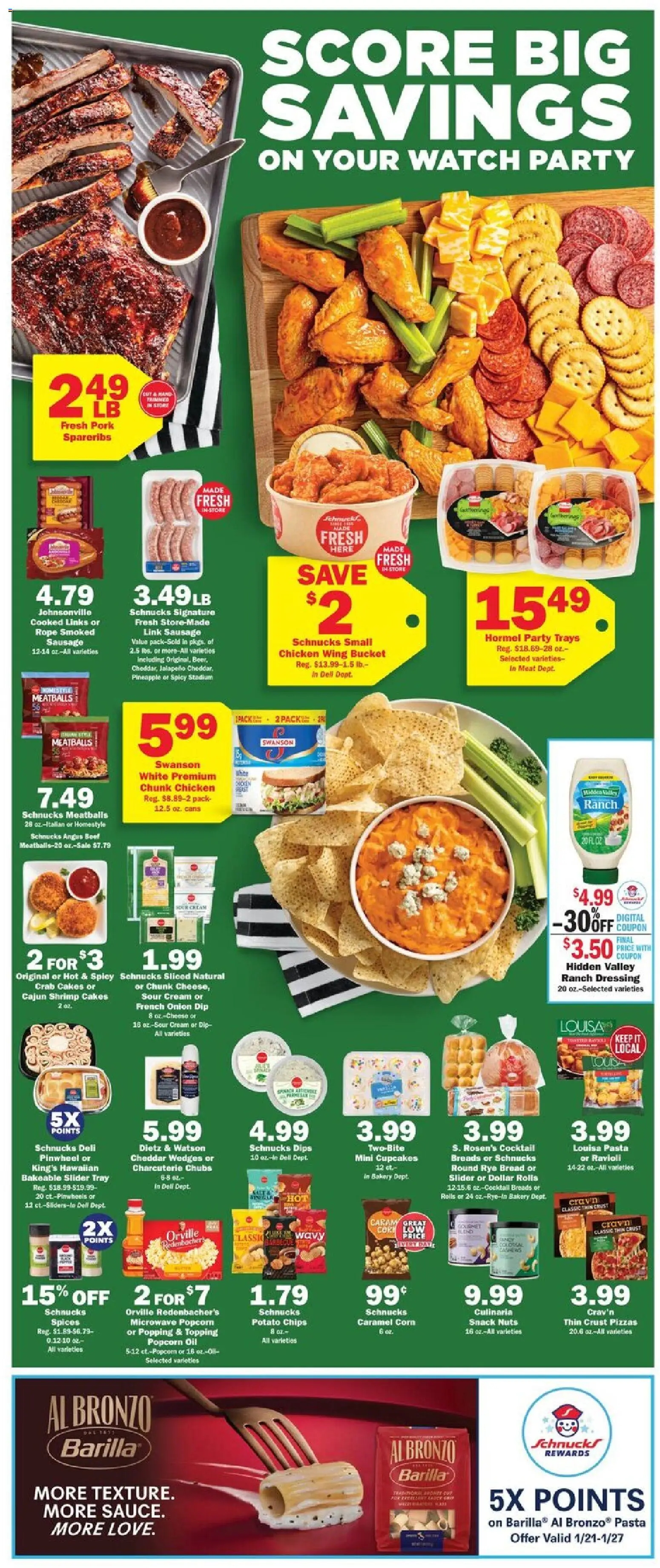 Schnucks Weekly Ad - valid from 21.01.2026 | Page: 2 | Products: Cheese, Beef, Sausage, Onion