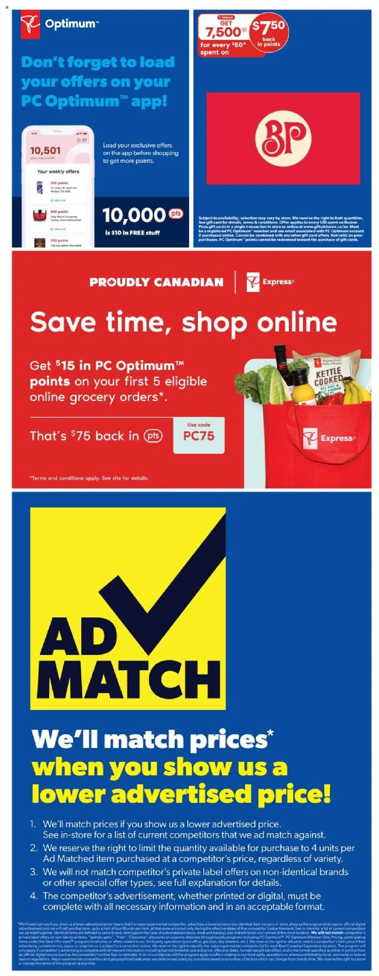 Real Canadian Superstore flyer valid from 11.09.2025 | Page: 40 | Products: PC, Case, Kettle, Pizza