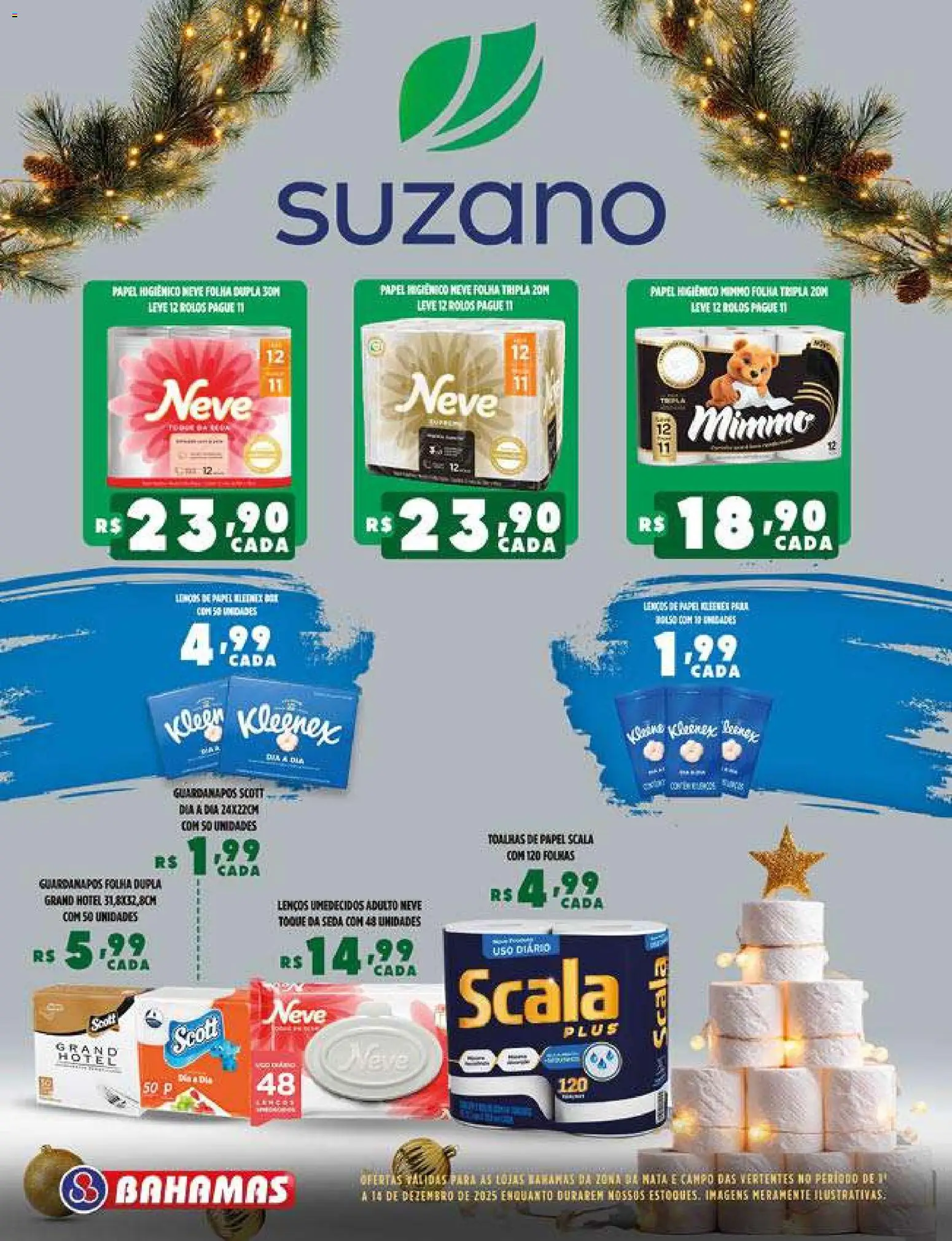Bahamas Supermercados Folheto - válido de 01.12.2025 | Página: 12 | Produtos: Papel higiênico
