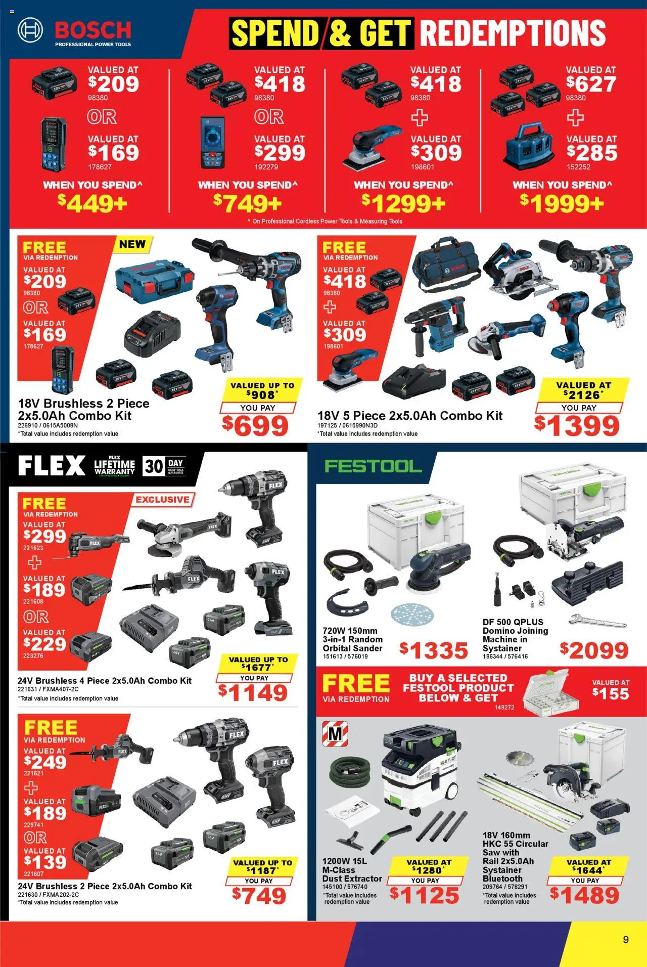 Total Tools catalogue - valid from 19.08.2025 | Page: 9 | Products: Saw, Tools